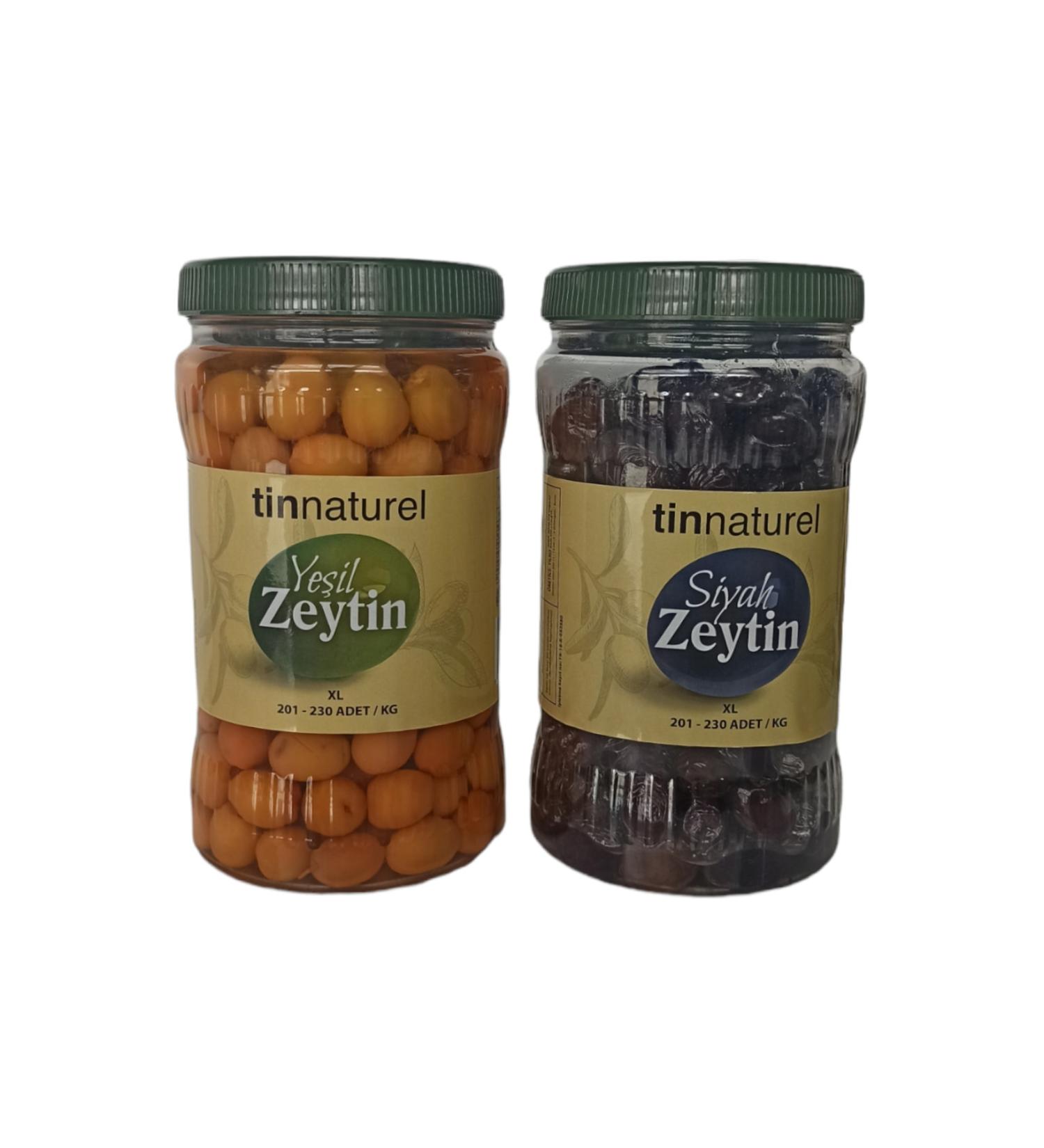 Tinnaturel Black-Green Olive Set of Two