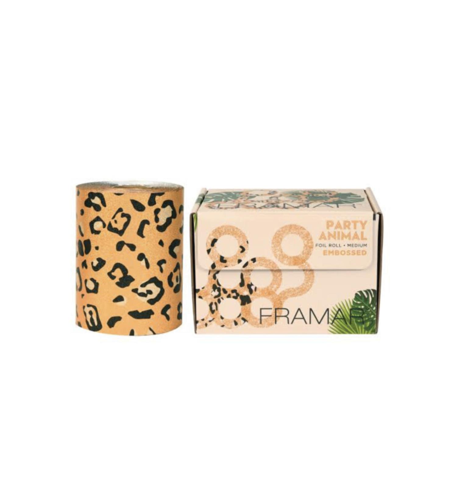 Framar Thermal Embossed Foil Leopard Pattern