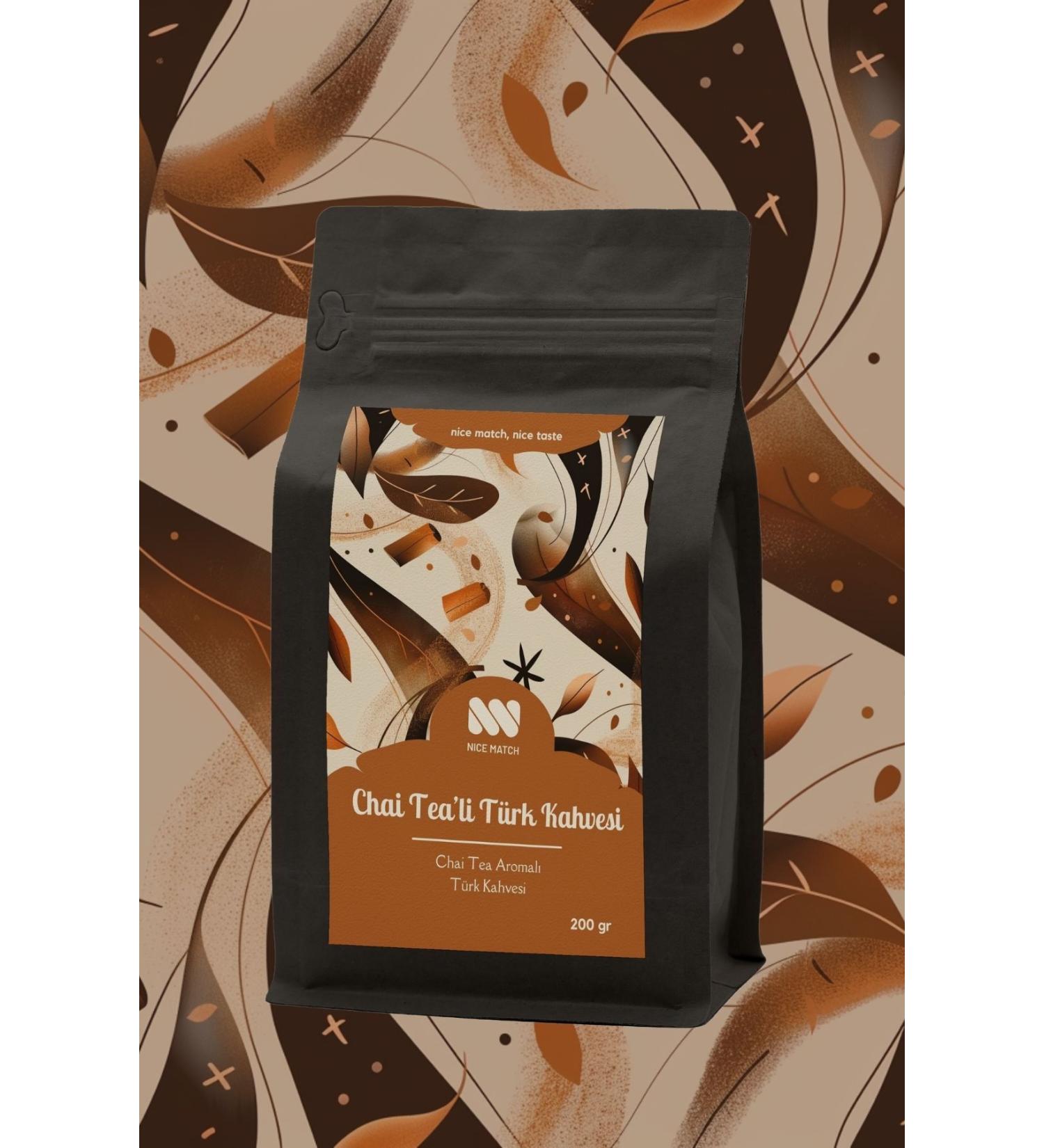 Nice Match Chai Tea Turkish Coffee Chai Tea Flavored Turkish Coffee 200 Gr