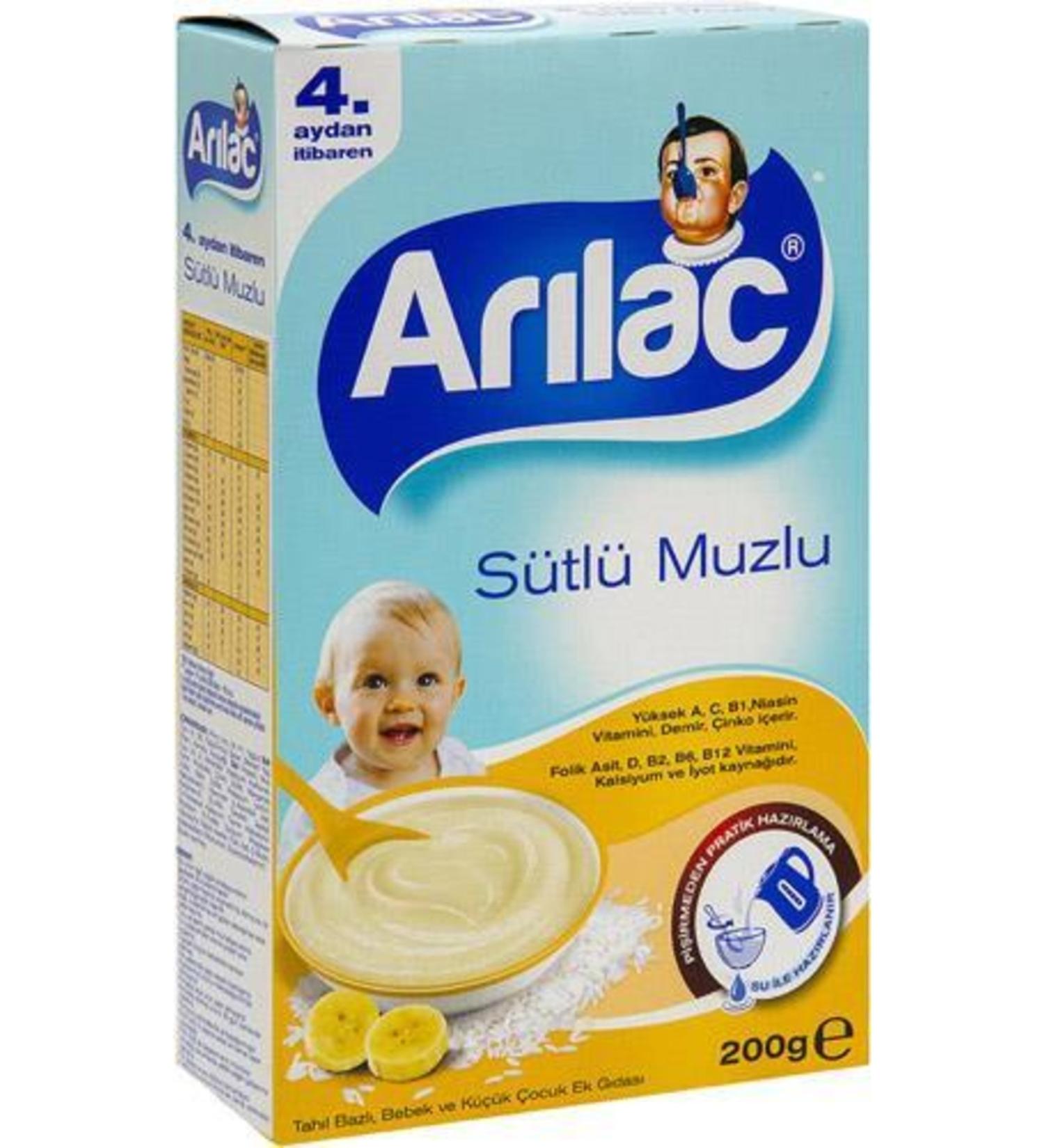 Ar lac Supplementary Food Milk Banana 200 Gr