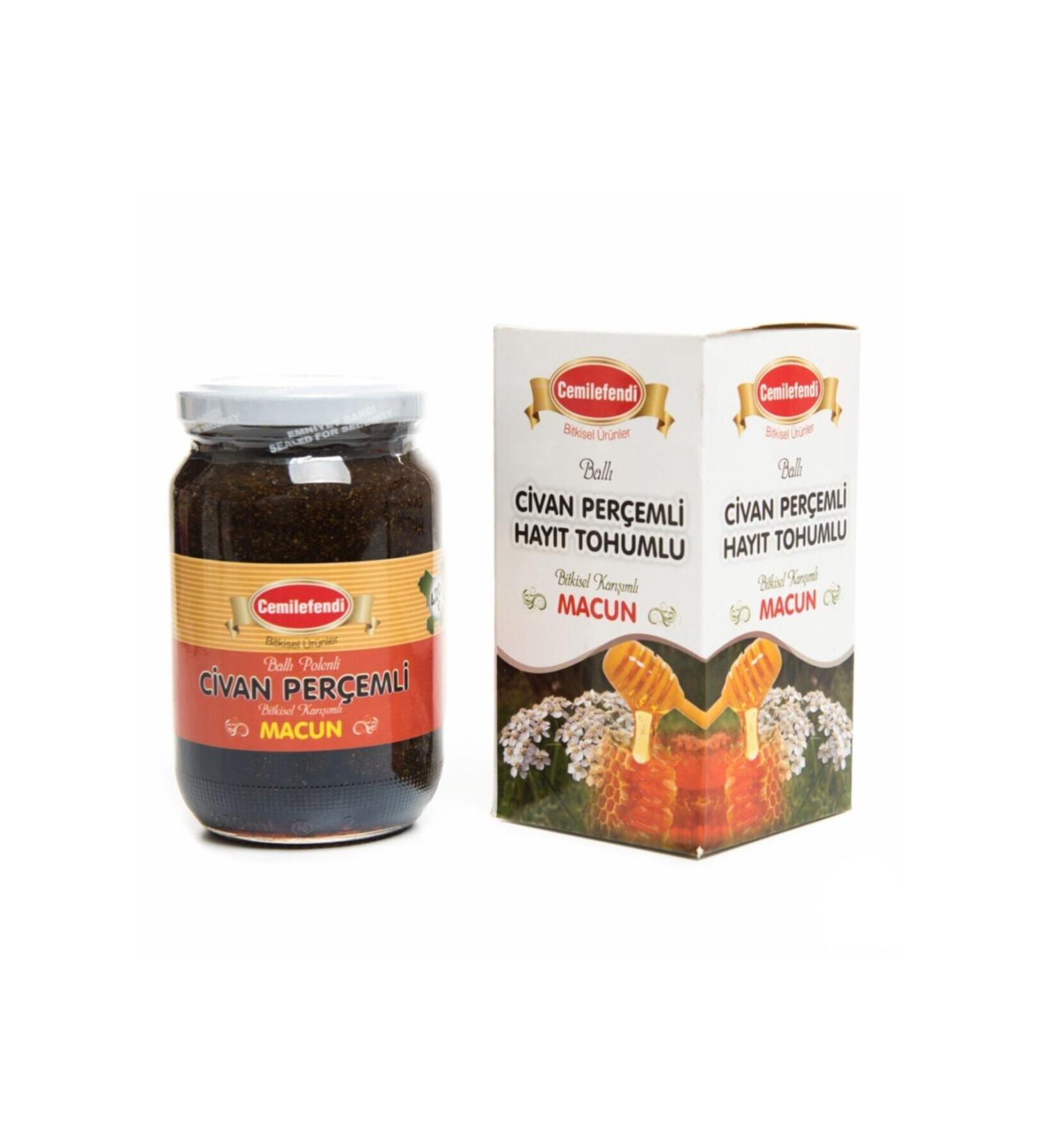 Cemil Efendi Yarrow Vitex Seed Paste with Honey 420 gr - Natural and Nutritious Taste