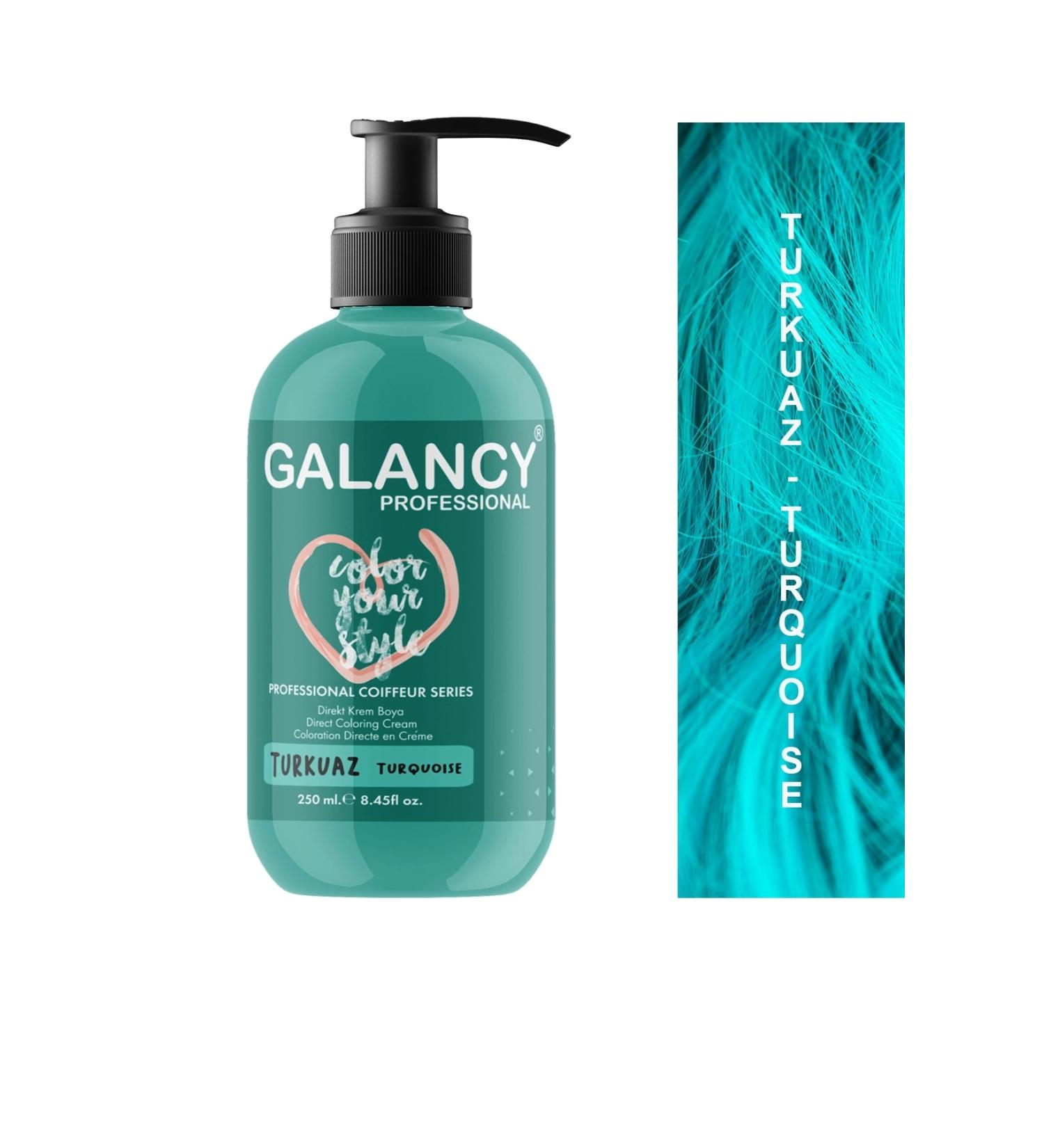 Galancy Turquoise Ammonia Free Color Balayage Hair Dye 250ml