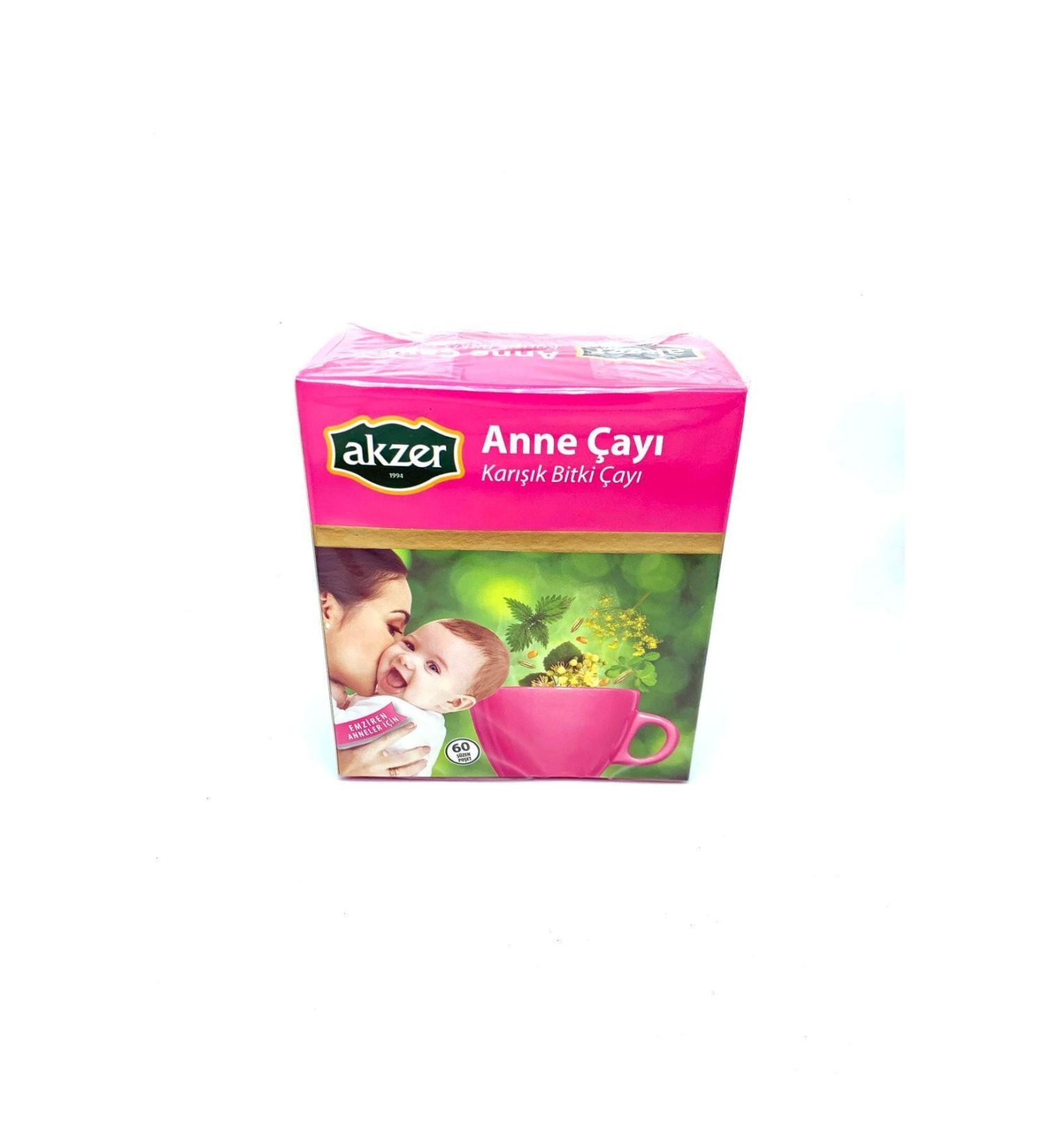 Akzer Mixed Herbal Tea with Harmala Seeds and Horse Chestnut 2 Packs 60*2 Filter Bags 90*2 gr