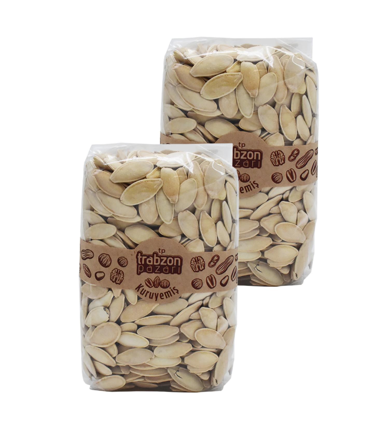 TRABZON PAZARI Local Roasted Salted Pumpkin Seeds 2x200 gr