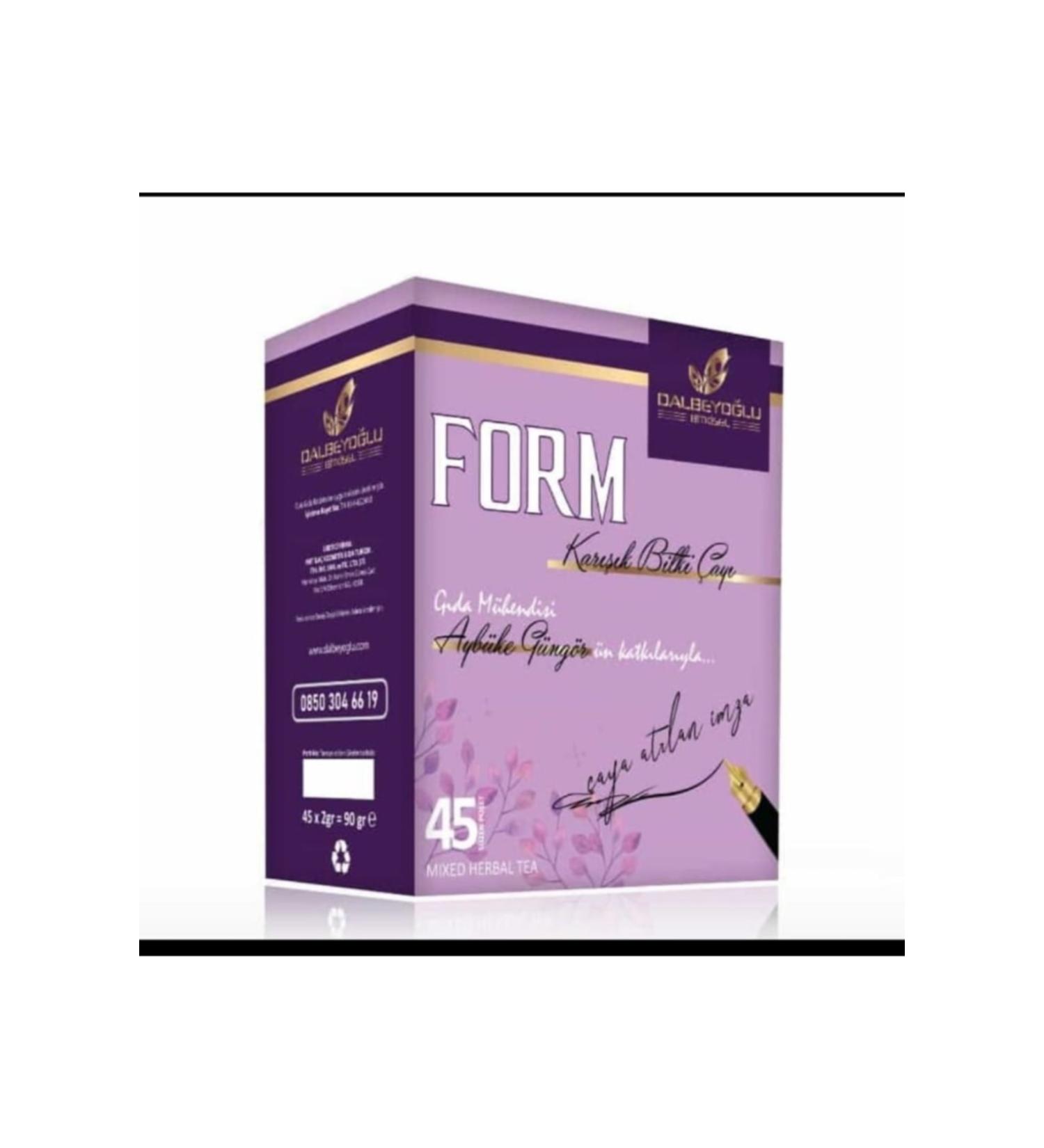 Dalbeyo lu Herbal Form Mixture Herbal Tea Signature on Tea