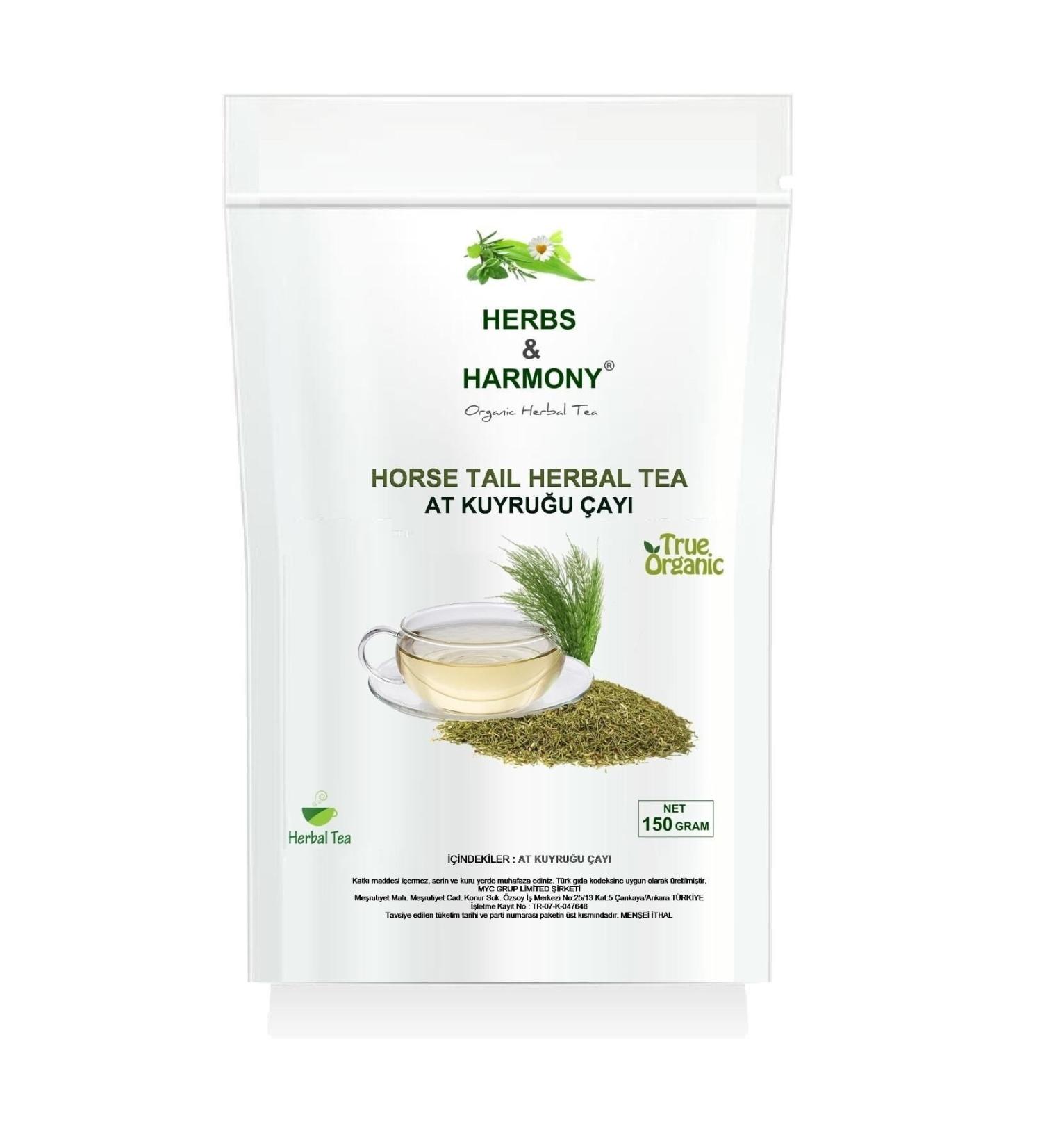 Herbs & Harmony Horse Tail Herbal Tea Horse Tail (Forty Lock Herb) Herbal Tea 150 grams