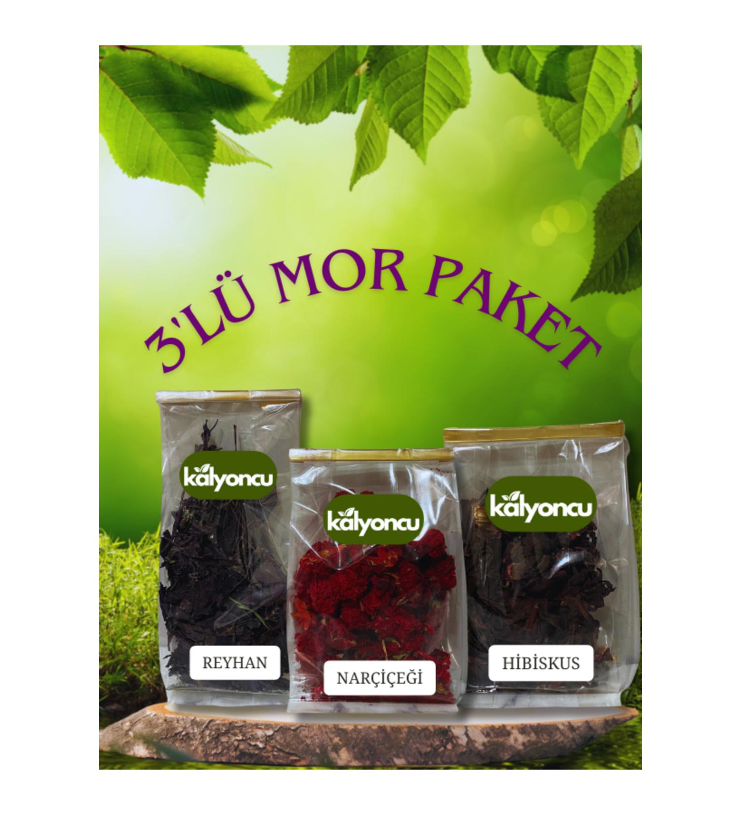 kalyoncu 3-pack Purple (basil pomegranate hibiscus)