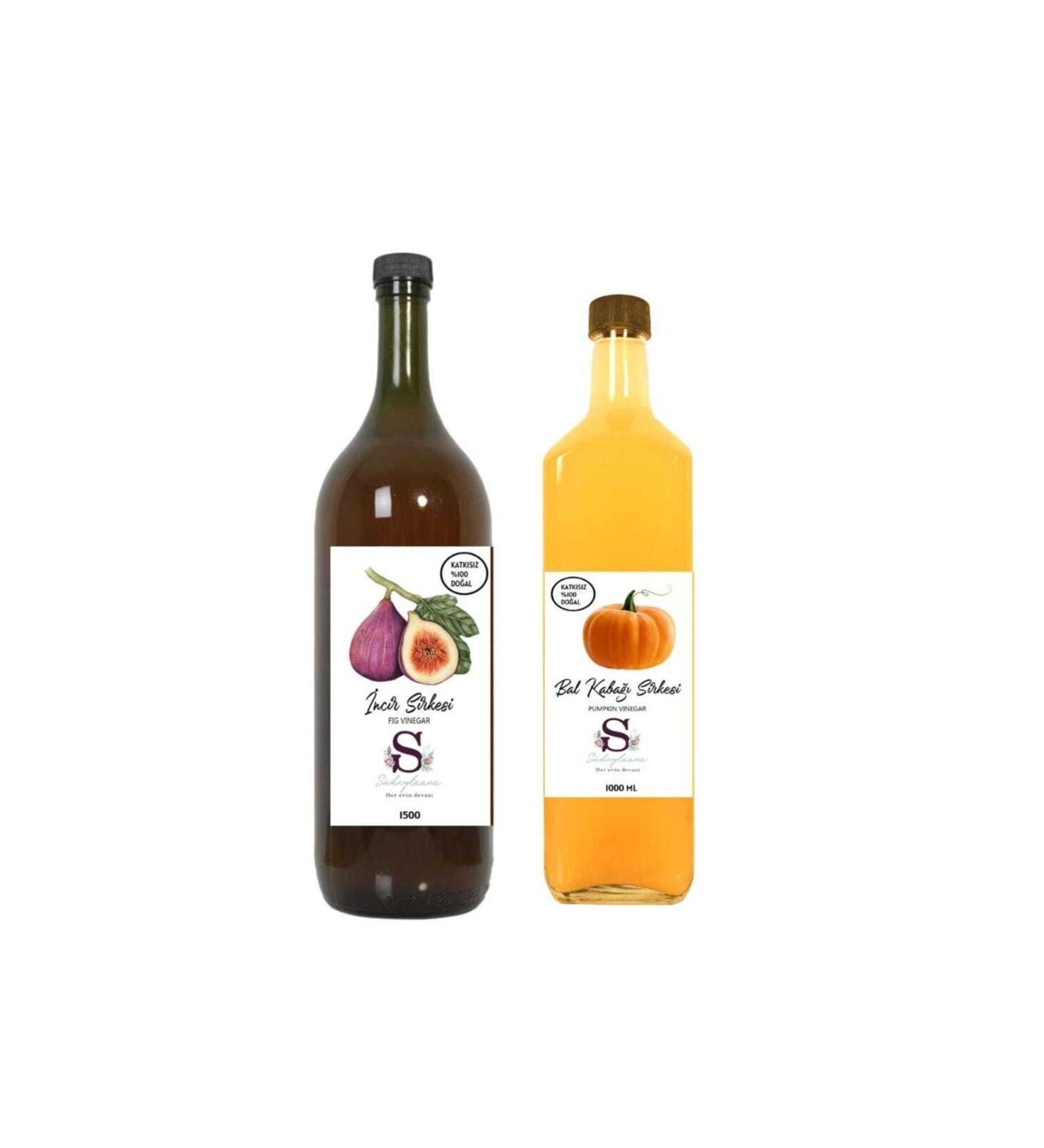 Suheylaana Natural Fig Vinegar 1500 Ml And Natural Tomato Vinegar 1500 Ml