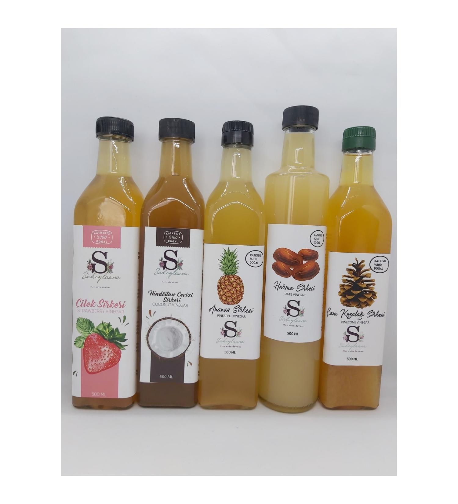 Suheylaana Pineapple - Tangerine - Plum - Kiwi - Banana Vinegar 500 Ml