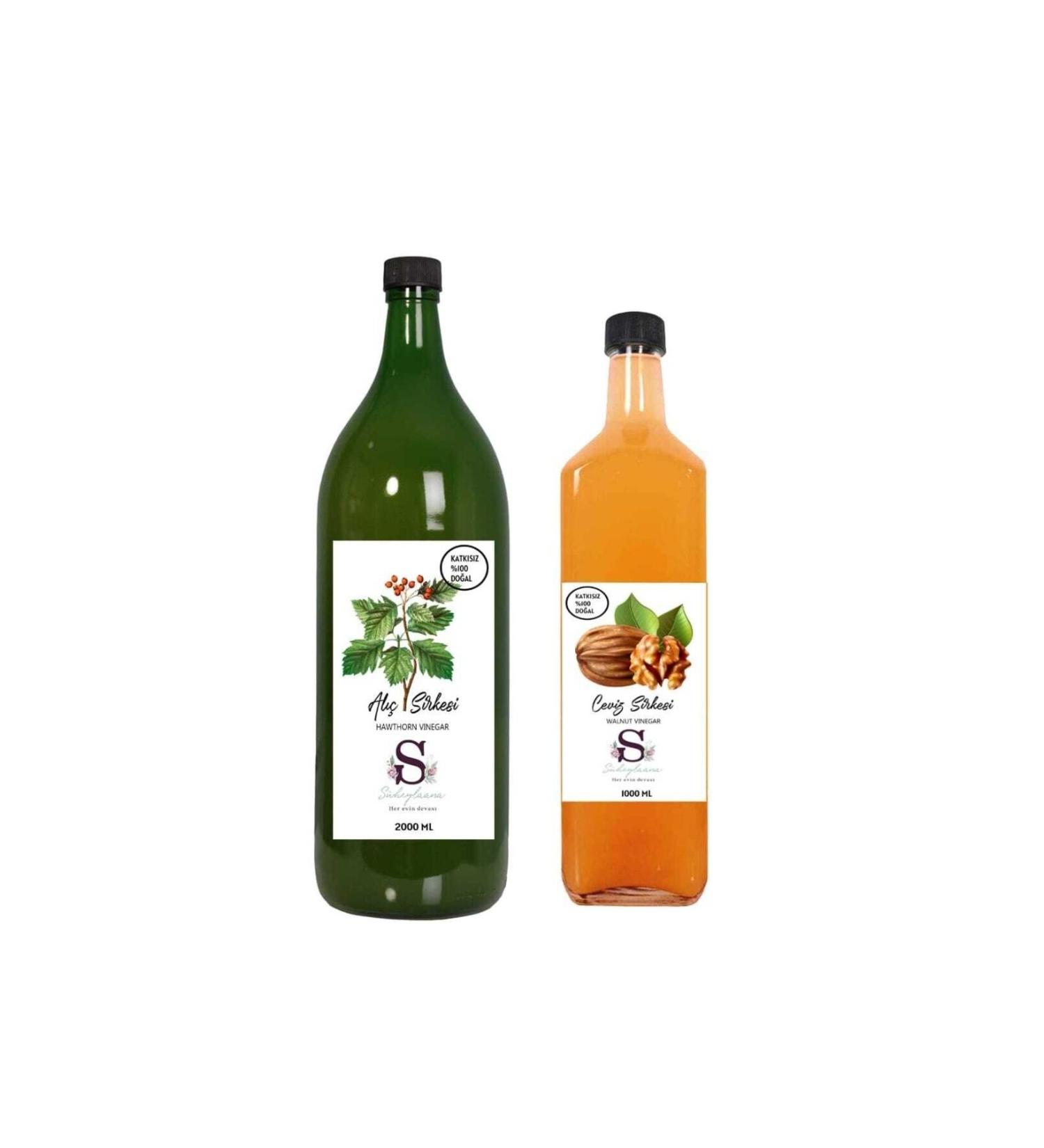 Suheylaana Natural Fig Vinegar 500 Ml And Natural Black Cumin Vinegar 500 Ml