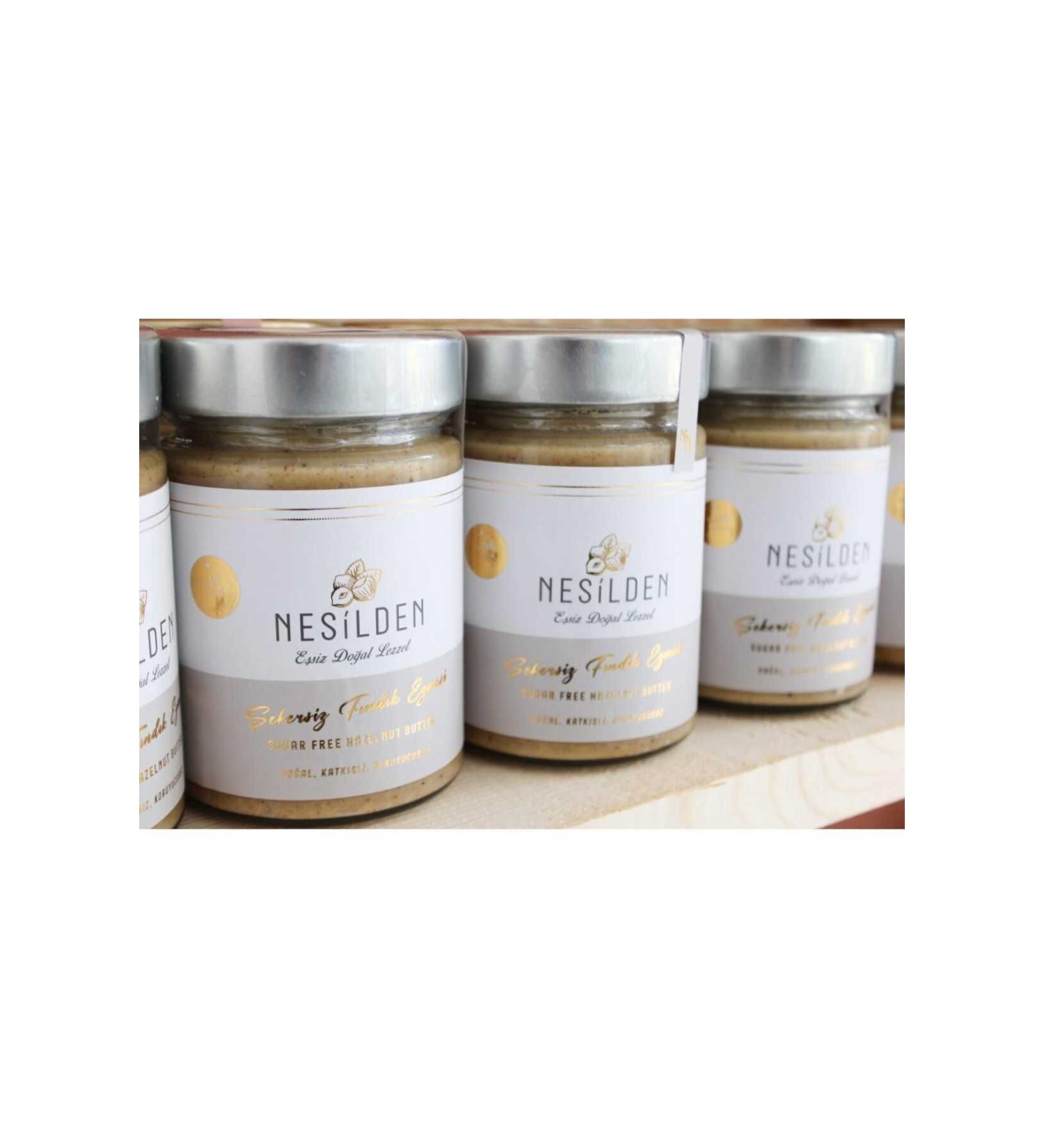 Unique Natural Taste from Generation Sugar-Free 0 Hazelnut Paste 3 x 300 gr