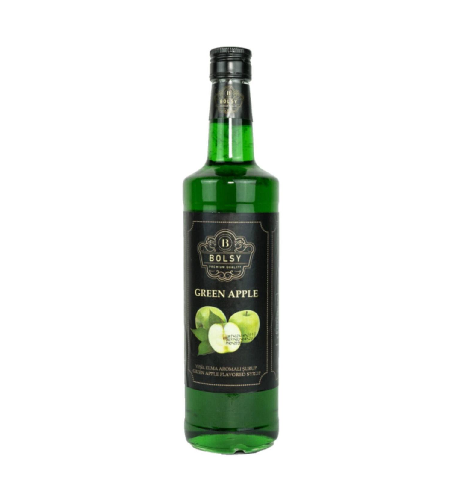 Abant Kahvecisi Bolsy Green Apple Flavored Coffee Syrup (70cl)