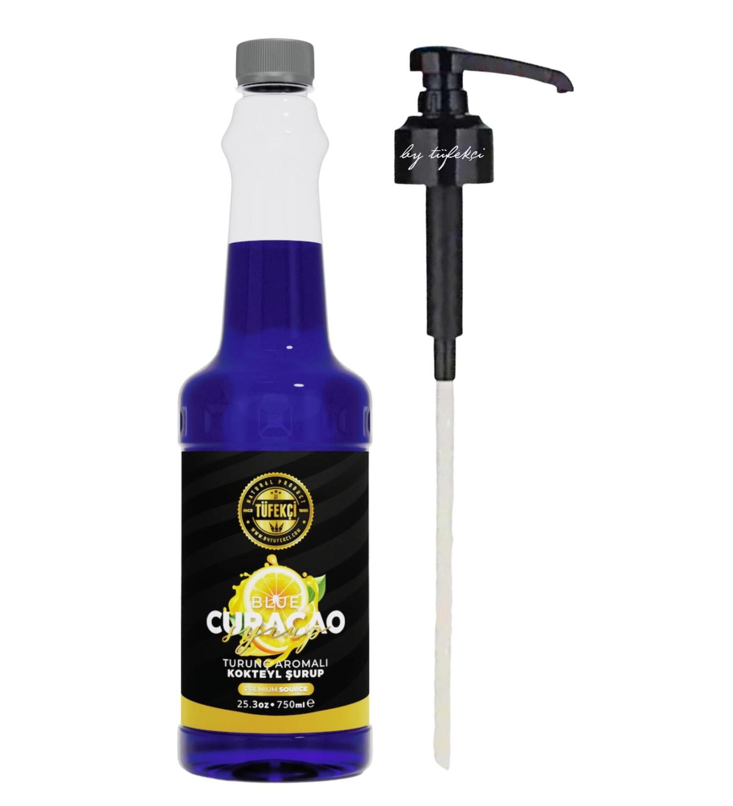 By T fek i Blue Curacao (ORANGE) Flavored Coffee Syrup 750 ml Syrup Pump 3 Cl Advantageous Set - Buy Online on GoSupps.com