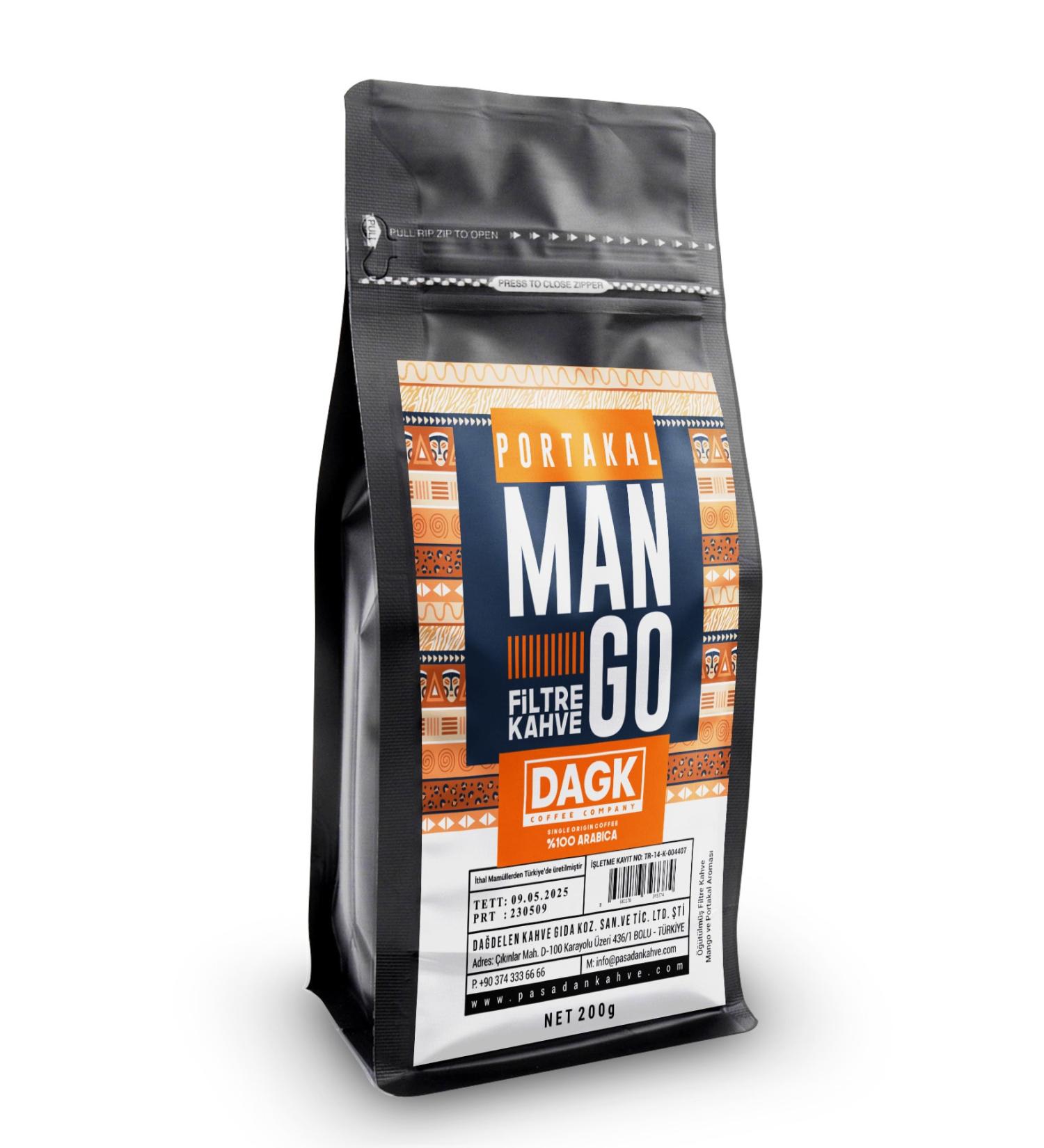 Dagk Filter Coffee Mango and Orange Flavored 200gr - Buy Online on GoSupps.com
