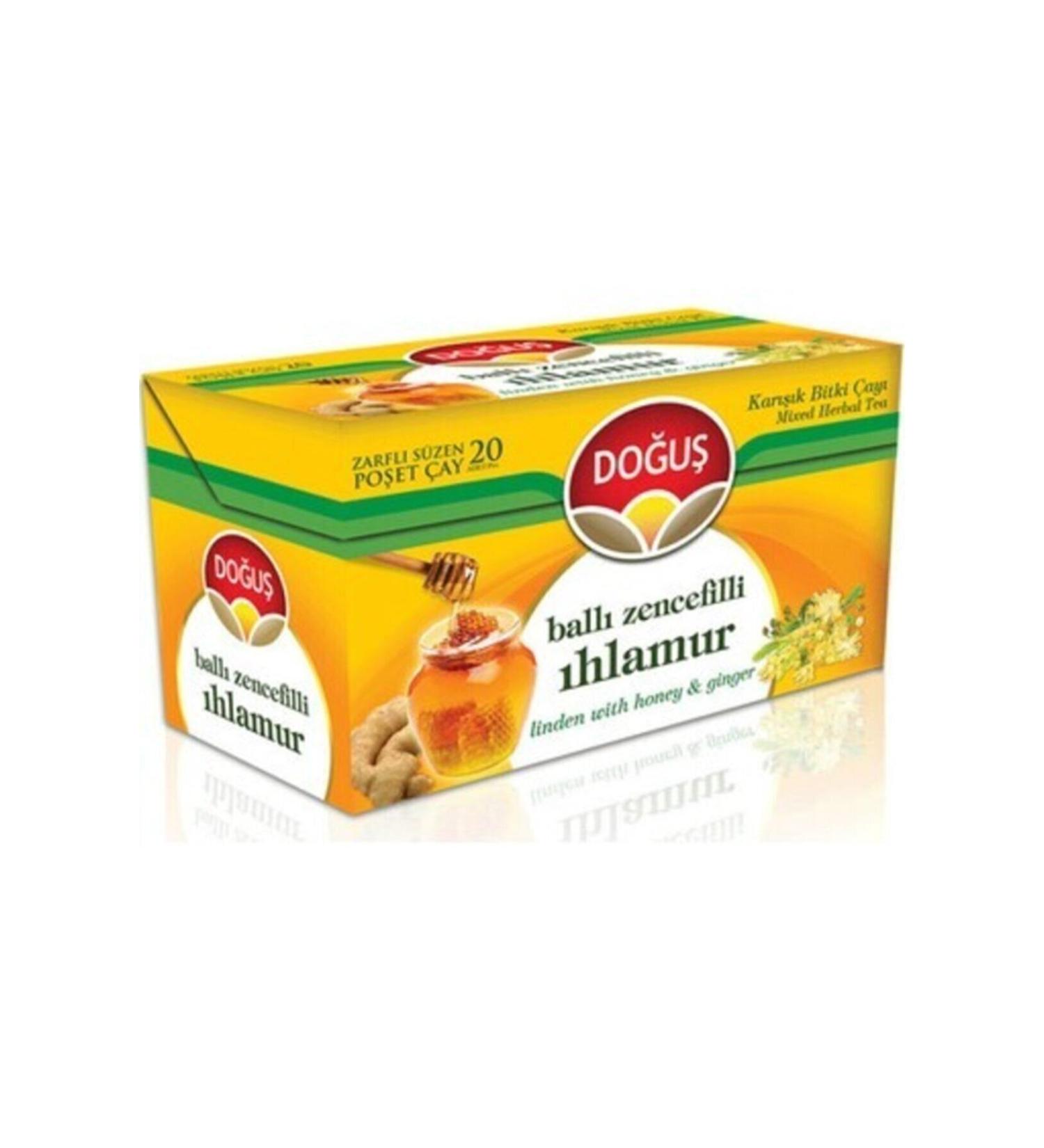Do u Honey Ginger Linden Tea X 12 Pieces