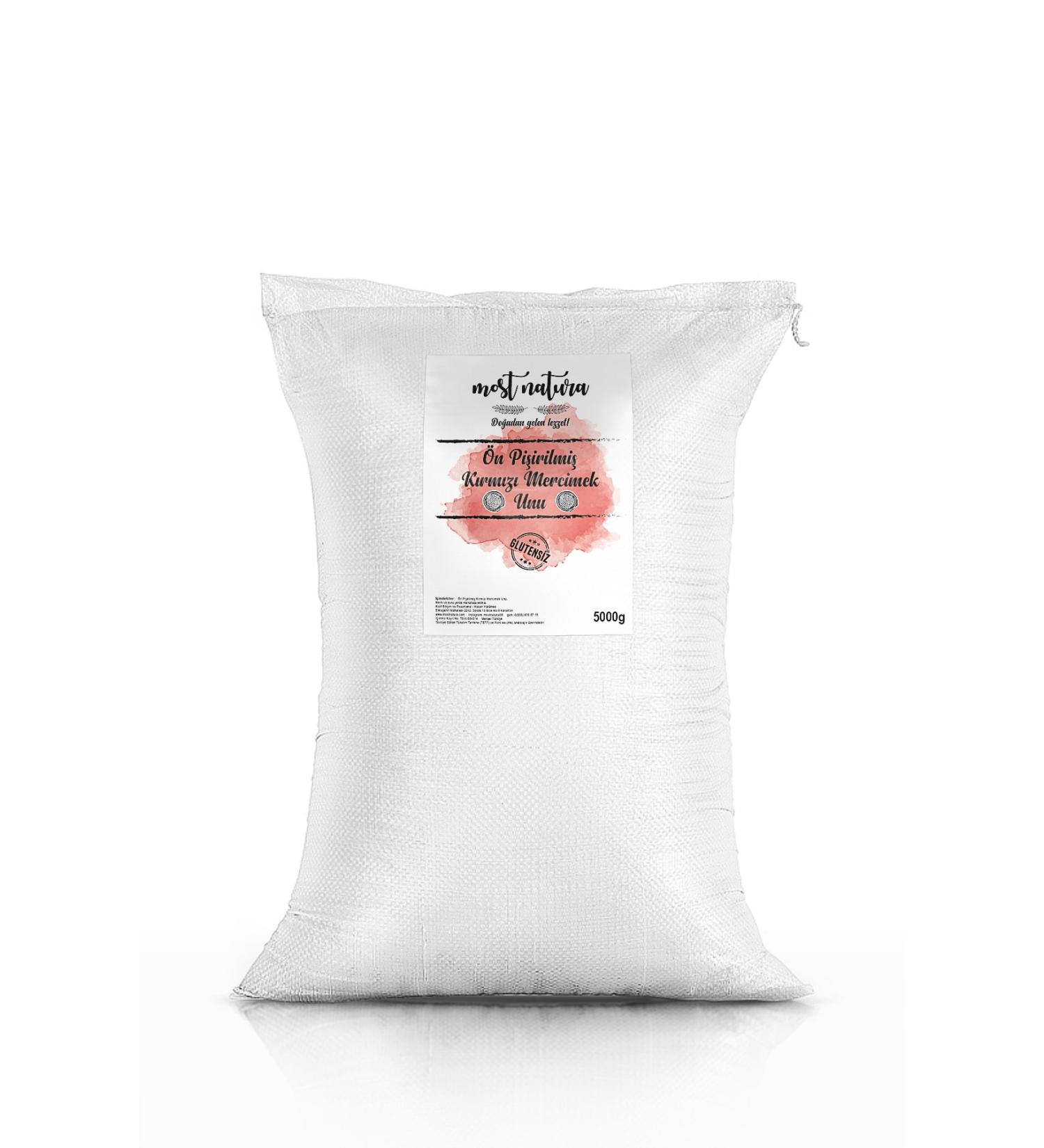 MOST NATURA Pre-Cooked Red Lentil Flour 5kg