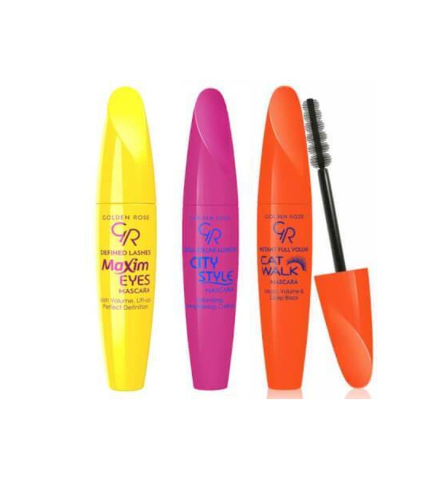 Golden Rose Maxim Eyes- Cat Walk- City Style Mascara