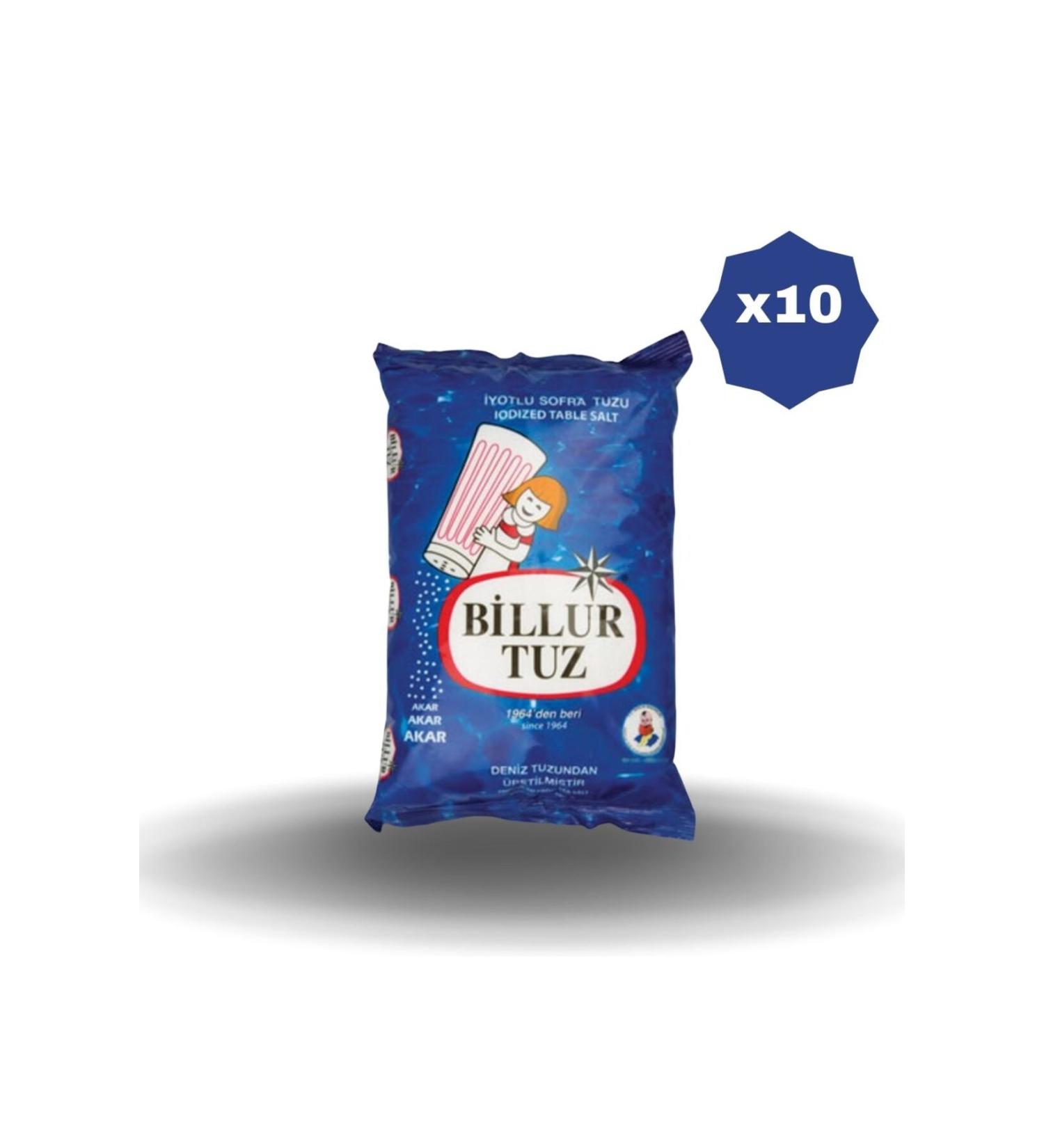 Billur BILLUR IODINE SALT 750 GR X 10 PIECES
