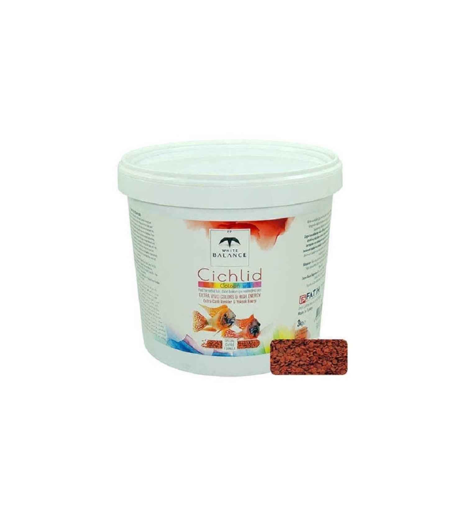 White Balance Cichlid Colour Fish Food 500 Gr.