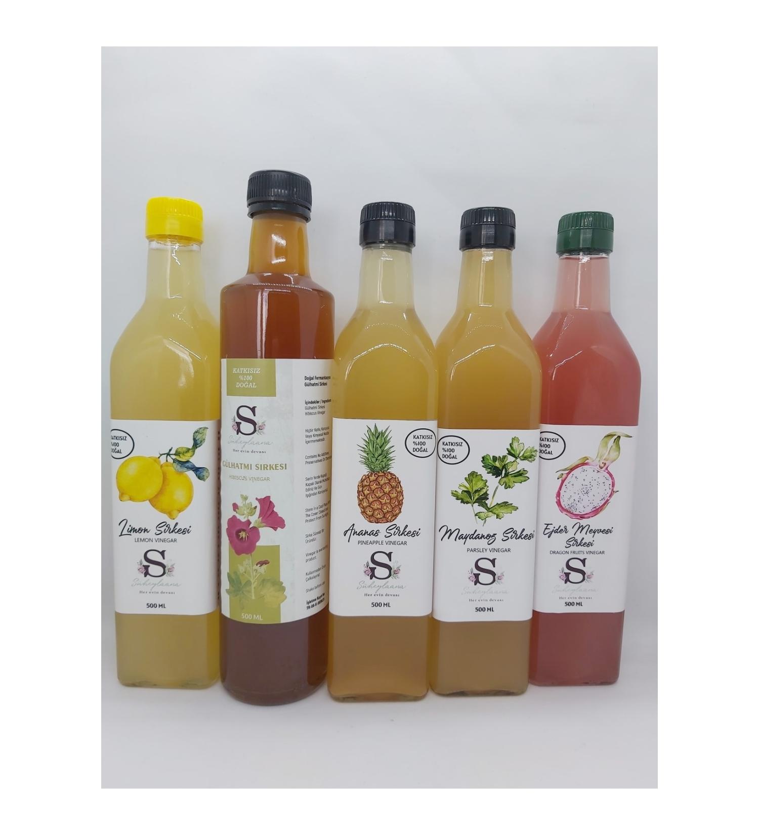 Suheylaana Pineapple - Parsley - Dragon Fruit - Hollyhock - Lemon Vinegar 500 ml