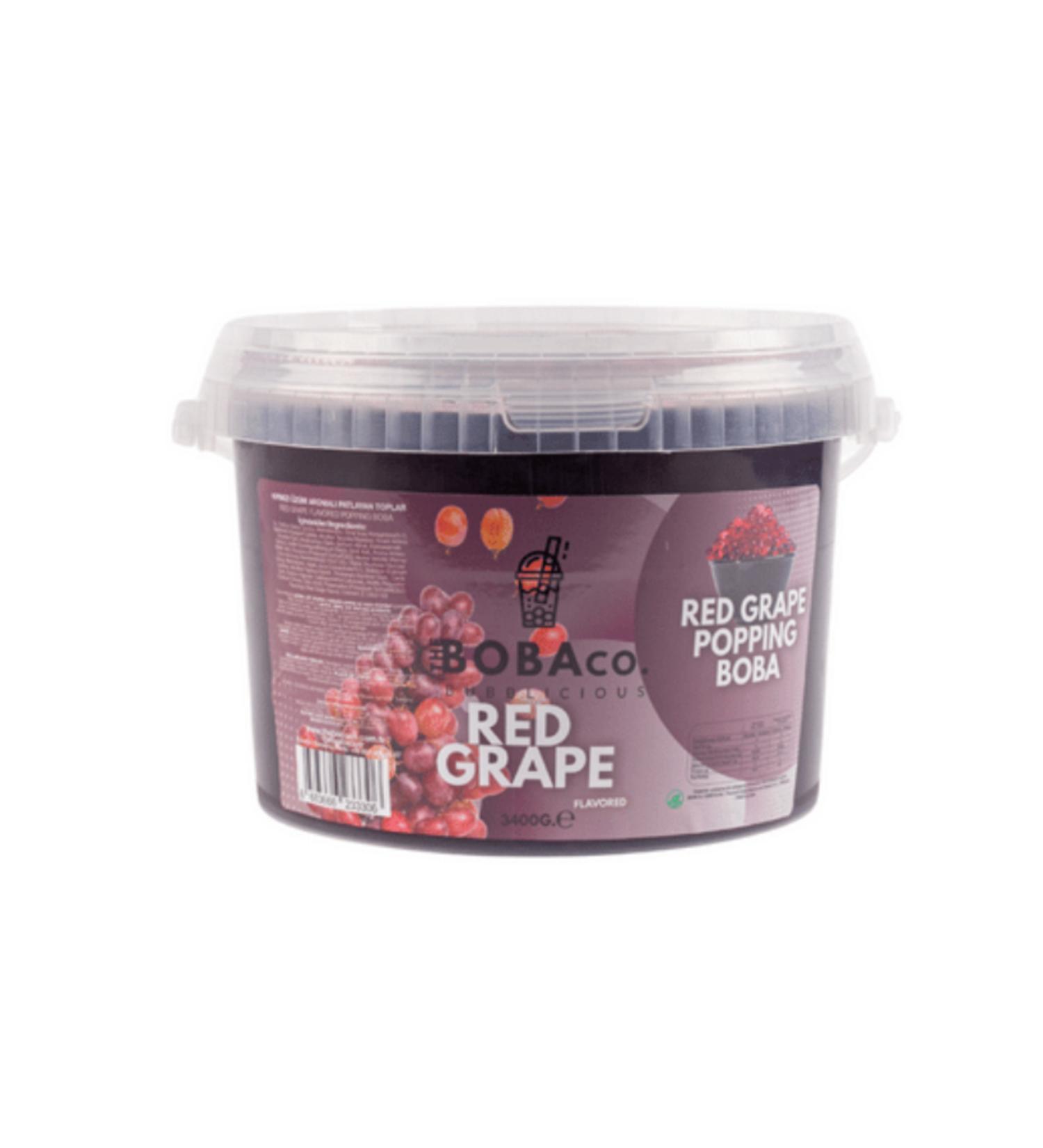TheBobaCo. Bubblicious Bubble Tea Boba - Red Grape 3.4kg