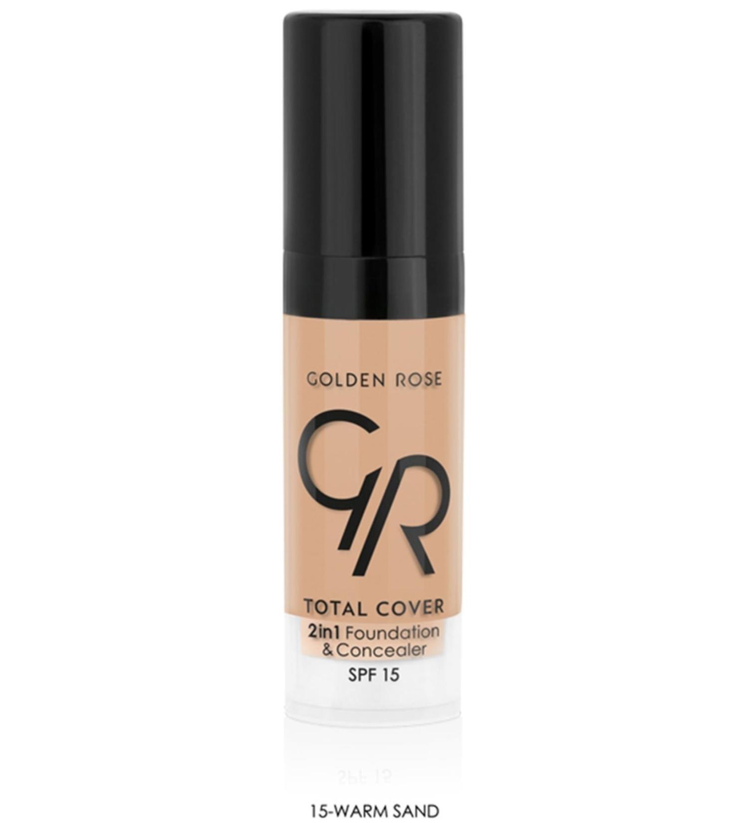 Golden Rose Brand: Total Cover Foundation Mini-warm Sand 15 Category: Foundation