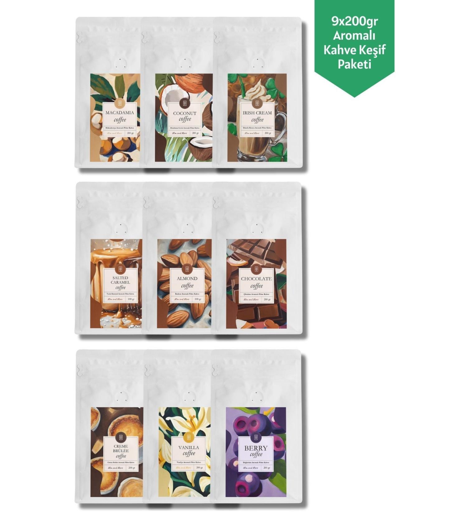 Mim and More 9x200gr Flavored Coffee Discovery Package - Buy Online on GoSupps.com
