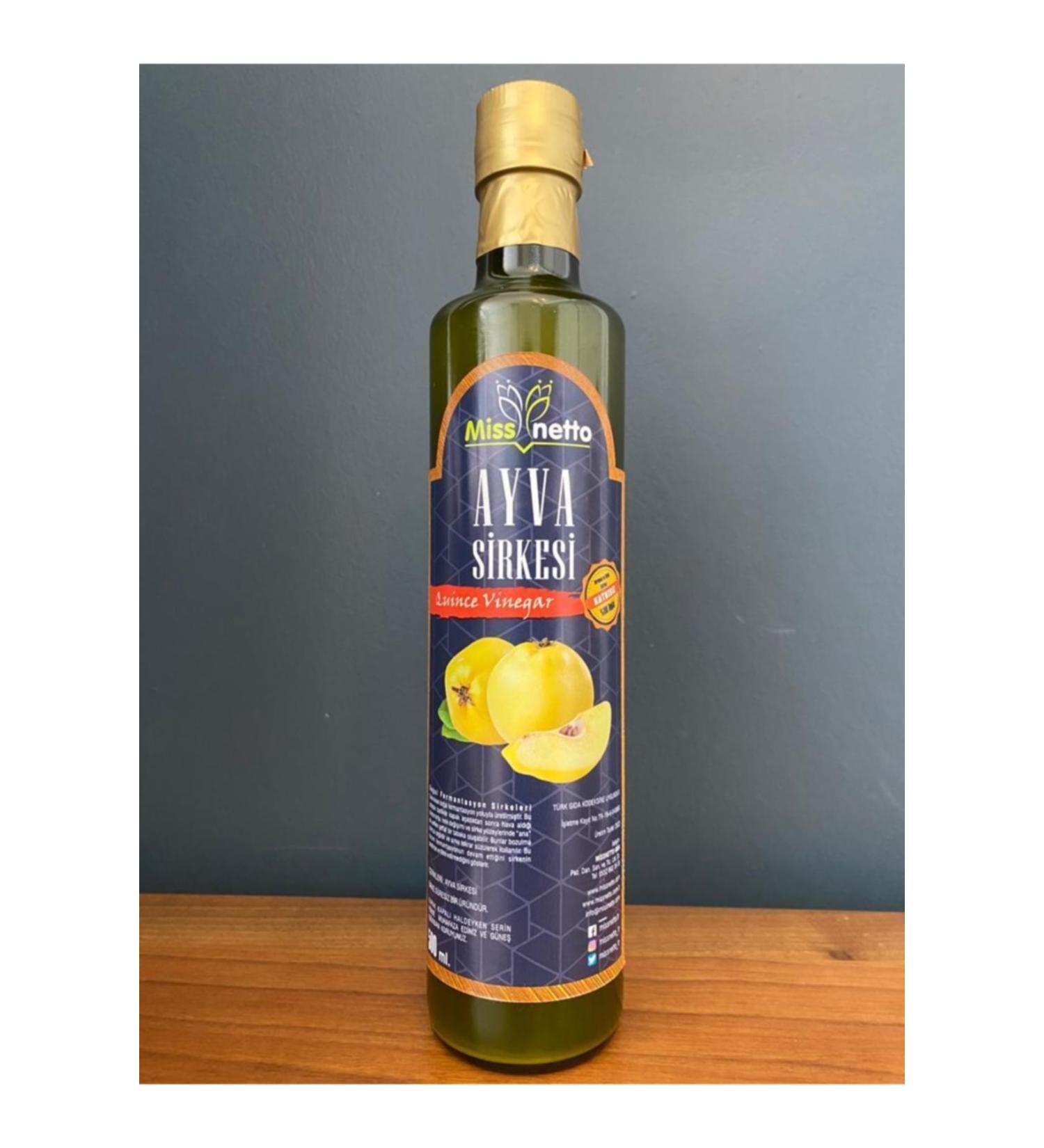 Missnetto Natural Quince Vinegar 500 Ml