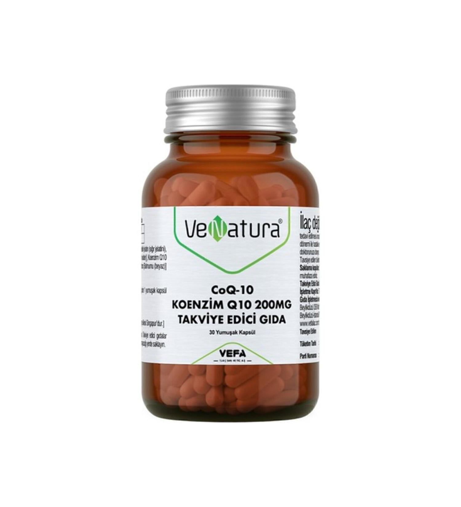 Venatura Coq-10 Coenzyme Q10 30 Capsules 200mg