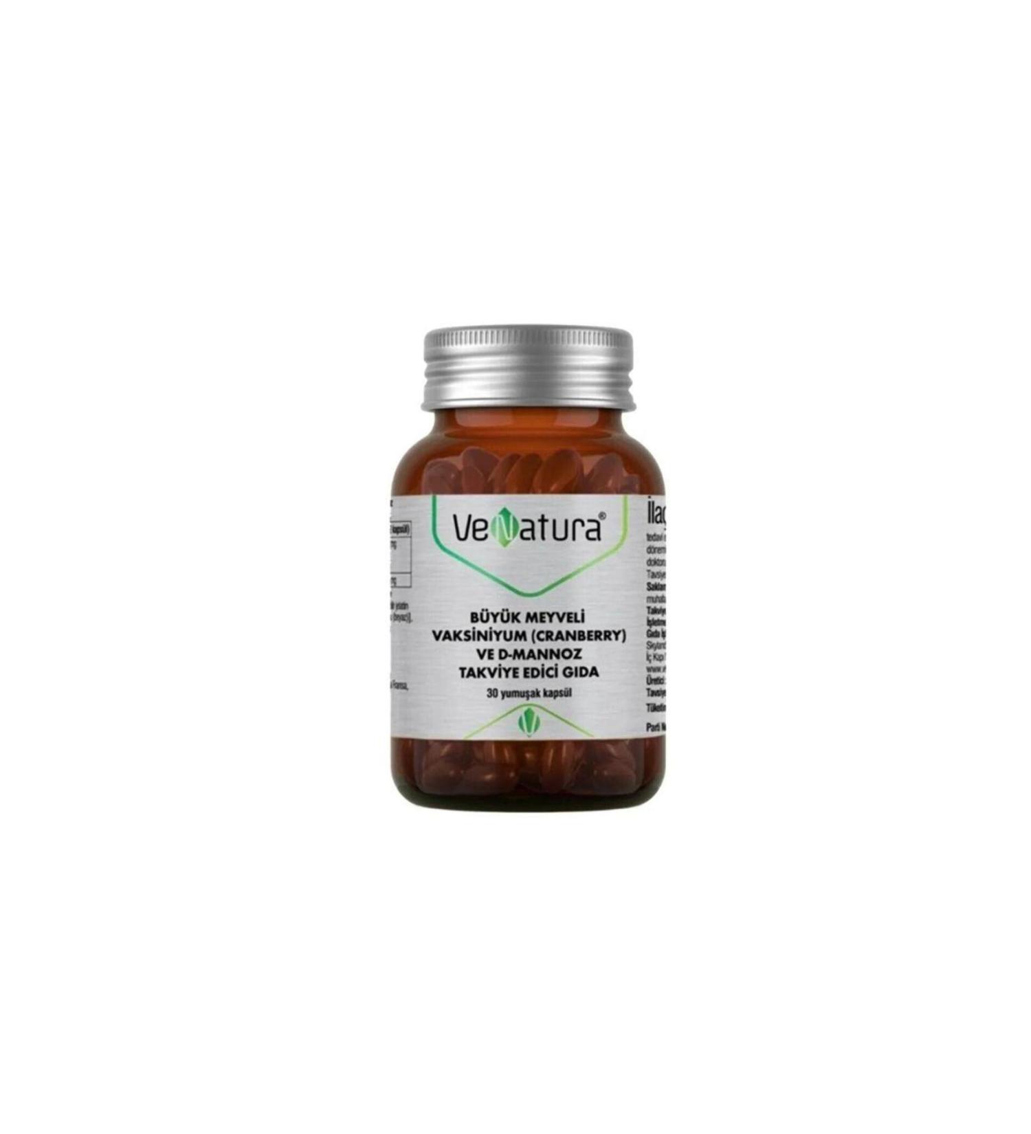 Venatura Cranberry And D-mannose 30 Capsules
