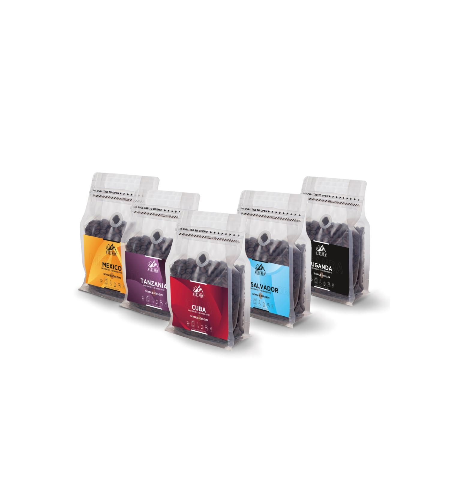 VESTRON Coffee Works World Coffees Trial Pack V3 5x50gr - Buy Online on GoSupps.com