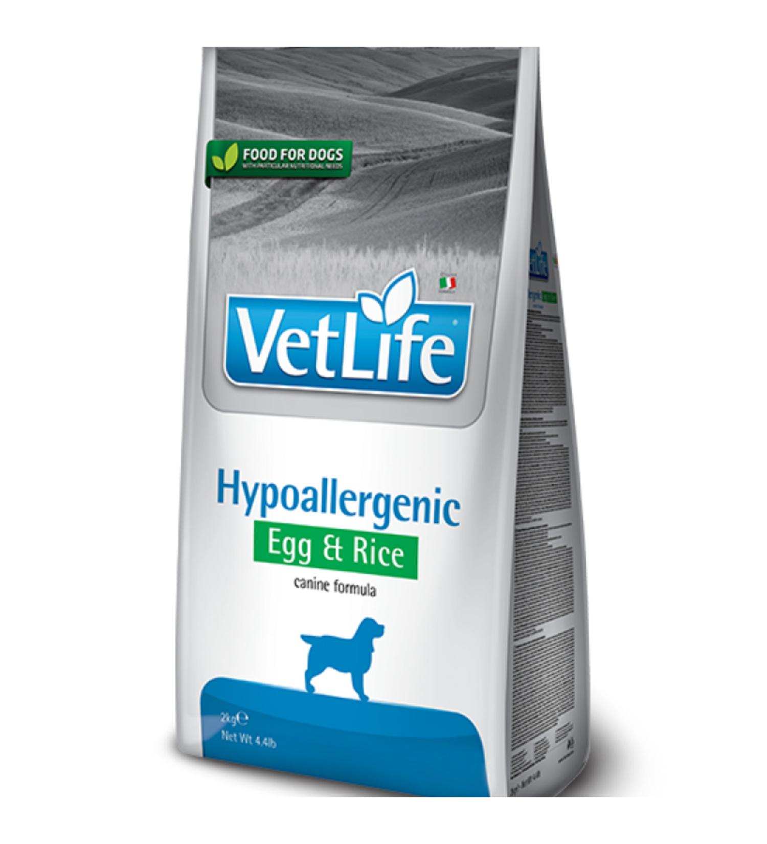 VETL FE Dog Hypoallergenic Egg & Rice Dog Food 2 KG