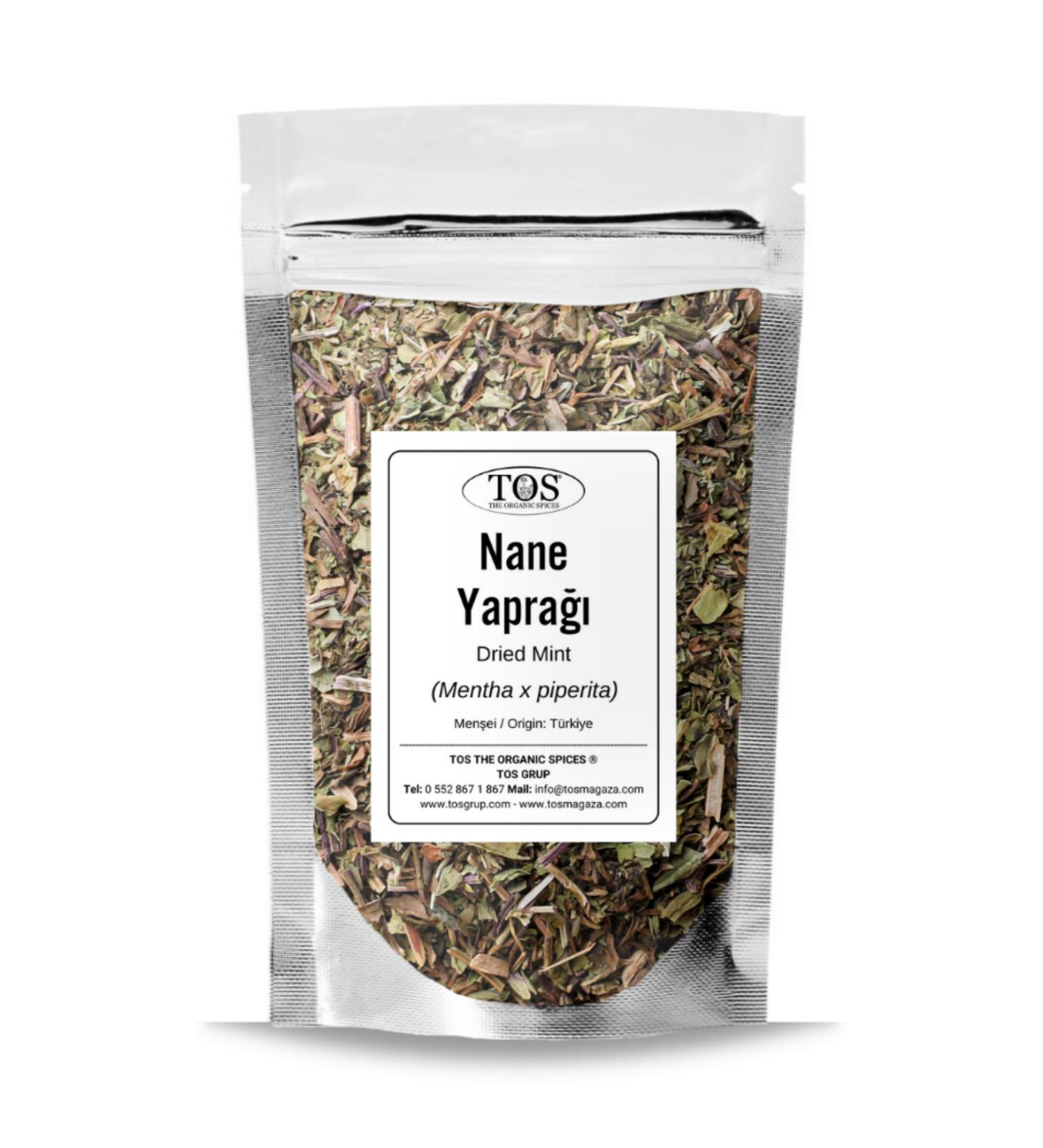 TOS The Organic Spices Mint Leaf 250 gr (1ST QUALITY) Mentha