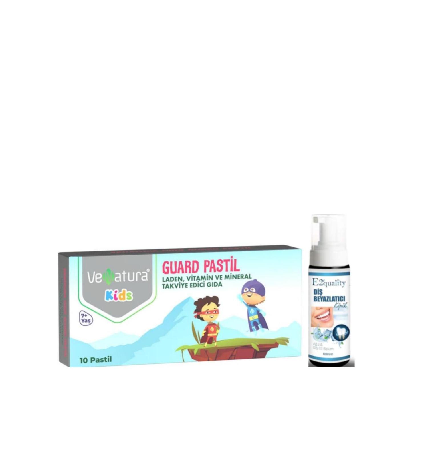 Venatura Kids Guard Pastille Vitamin and Mineral Supplementary Food 10 Pastilles - Teeth Whitening Foam