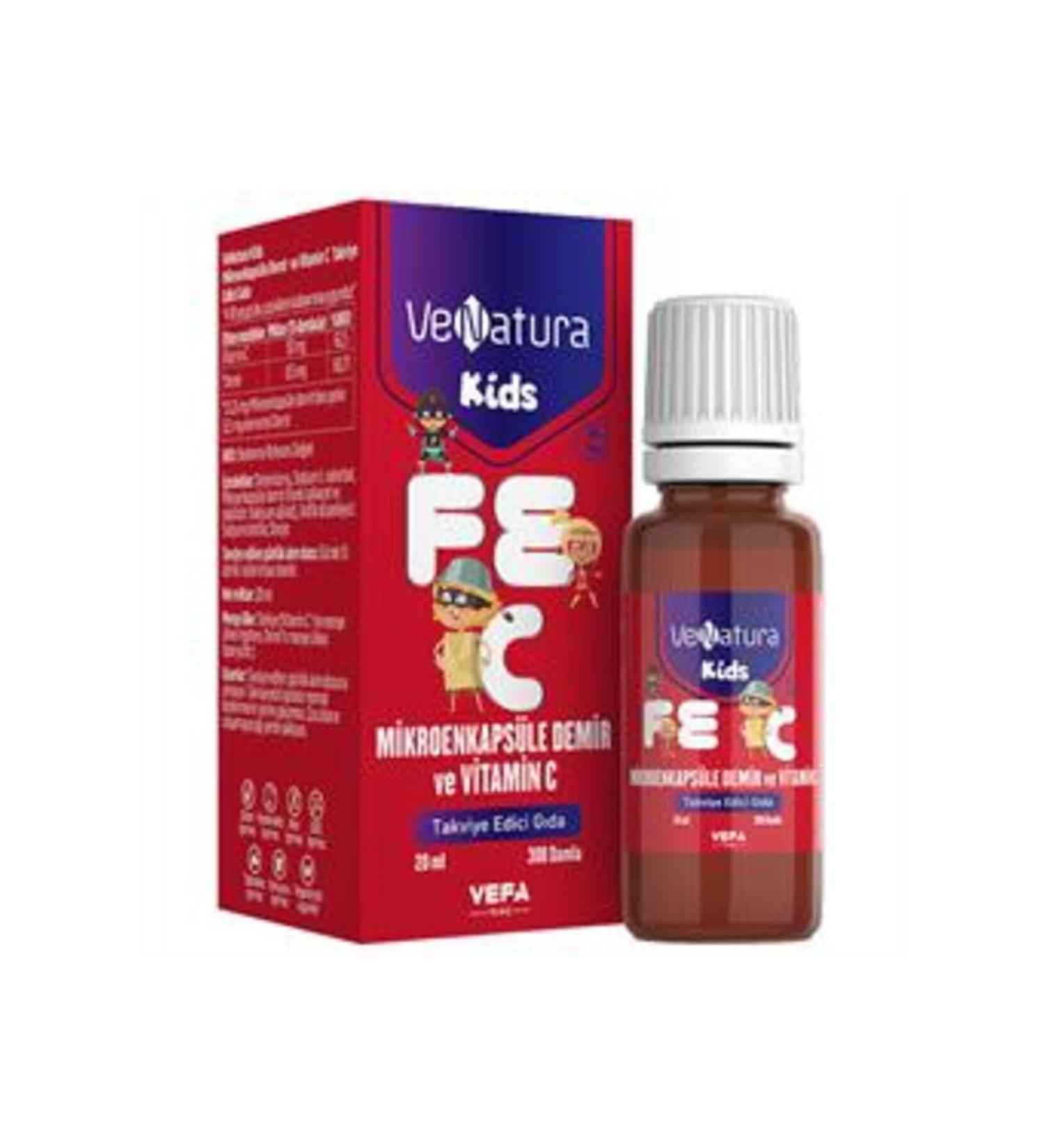 Venatura STD VeNatura Kids Iron and Vitamin C Drops 20ml (SINGLE)