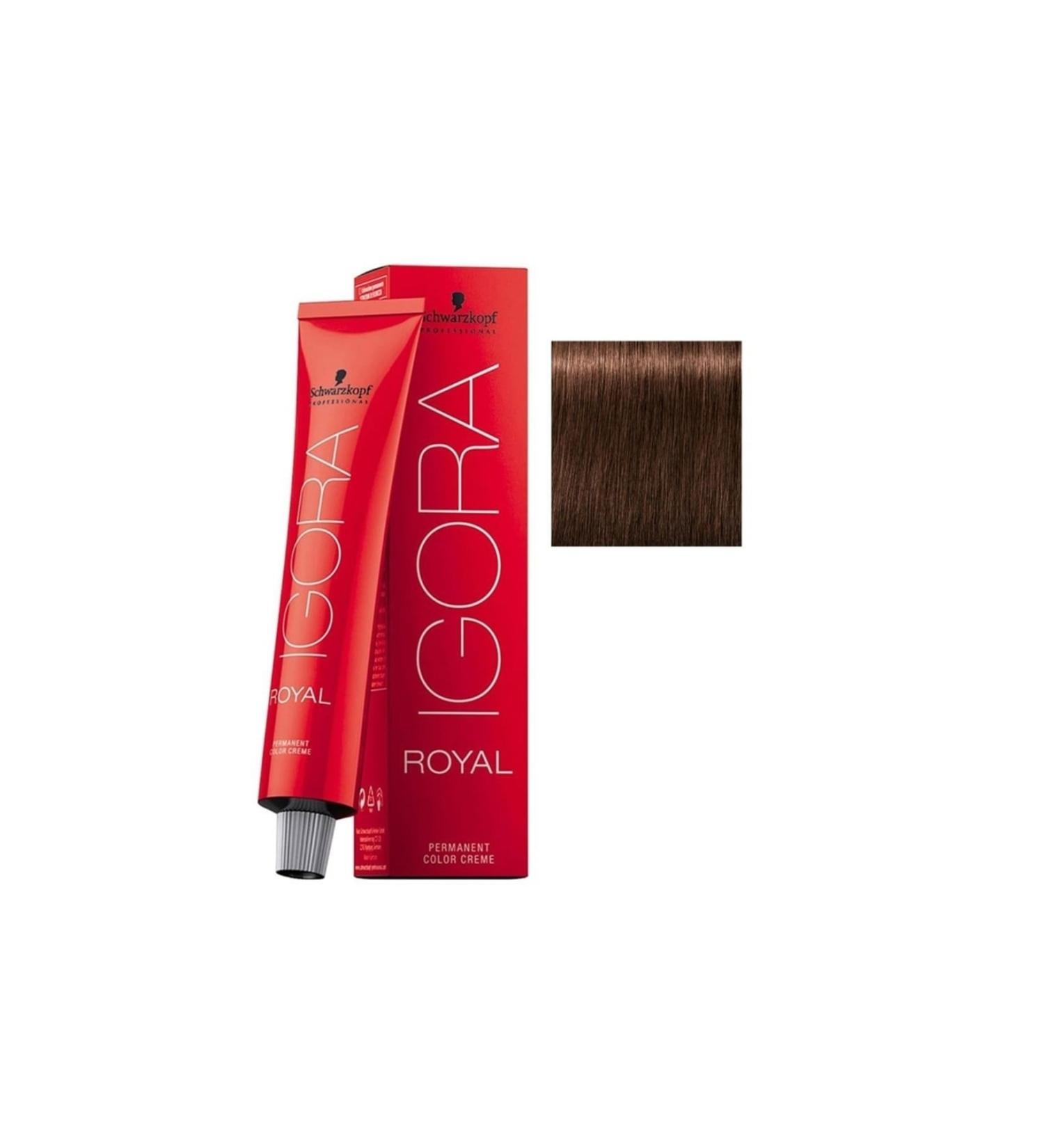 Igora Royal 5-57 Light Brown-gold Copper + Liviton Mini Oxydant 20 Vol.