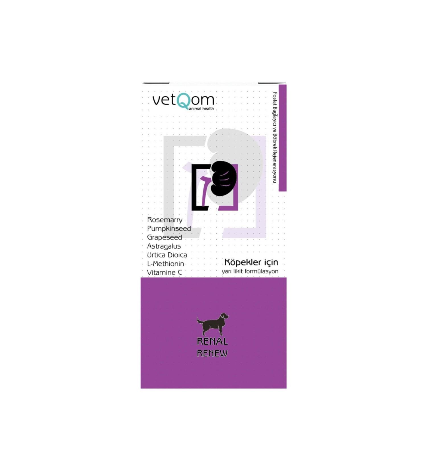 Vetqom Renal Renew For Dogs
