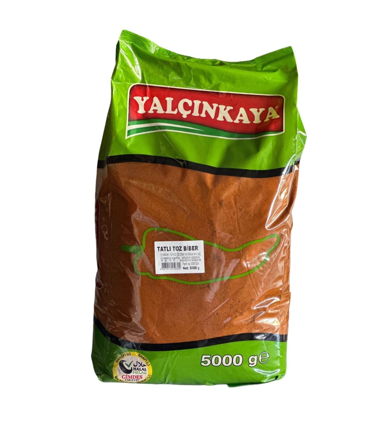Yalcinkaya Sweet Pepper Powder 5 Kilos