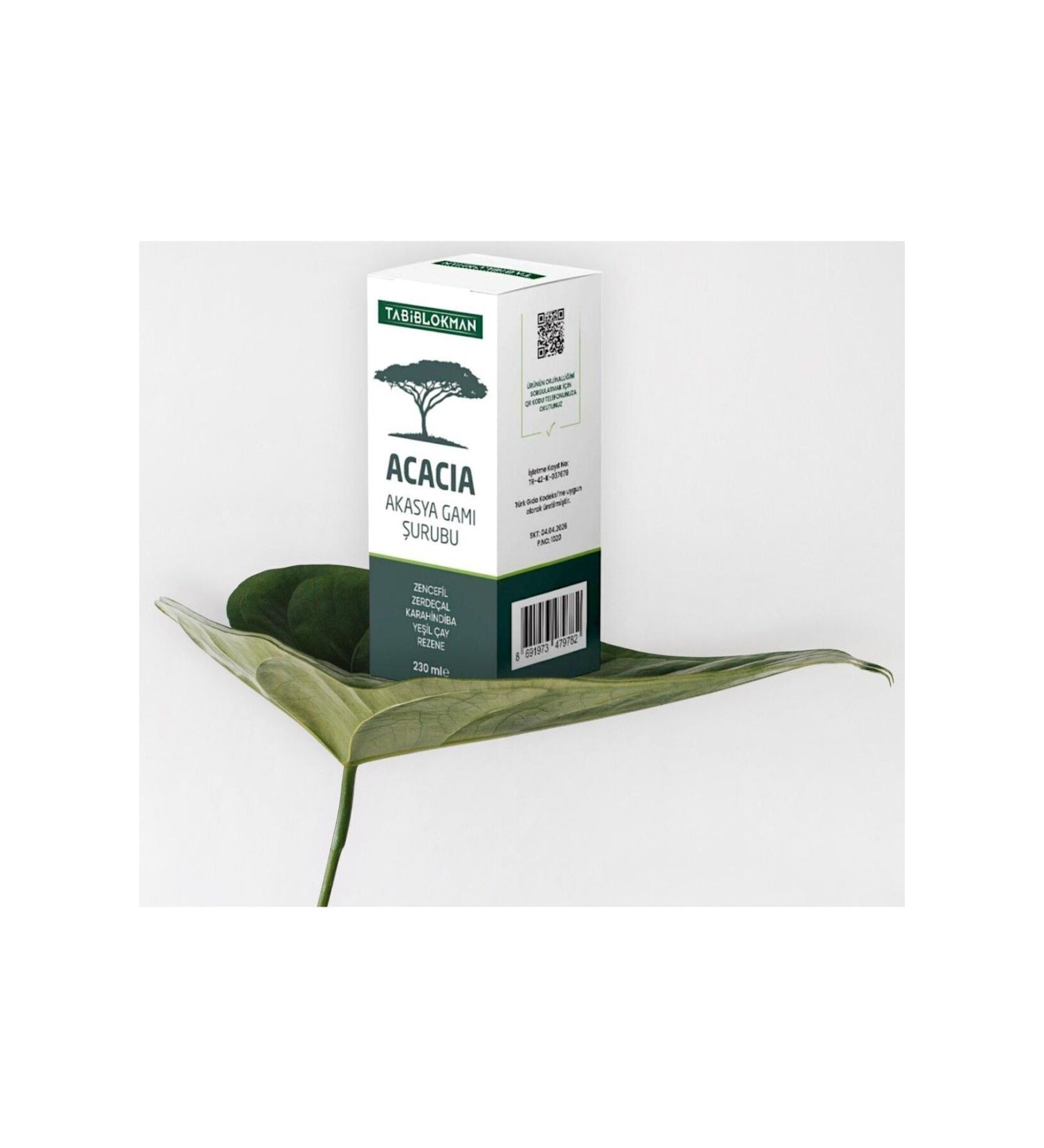 Tabib Lokman Bozk r Tahini Center Acacia Acacia Gum Syrup 230 ml (DETOX)