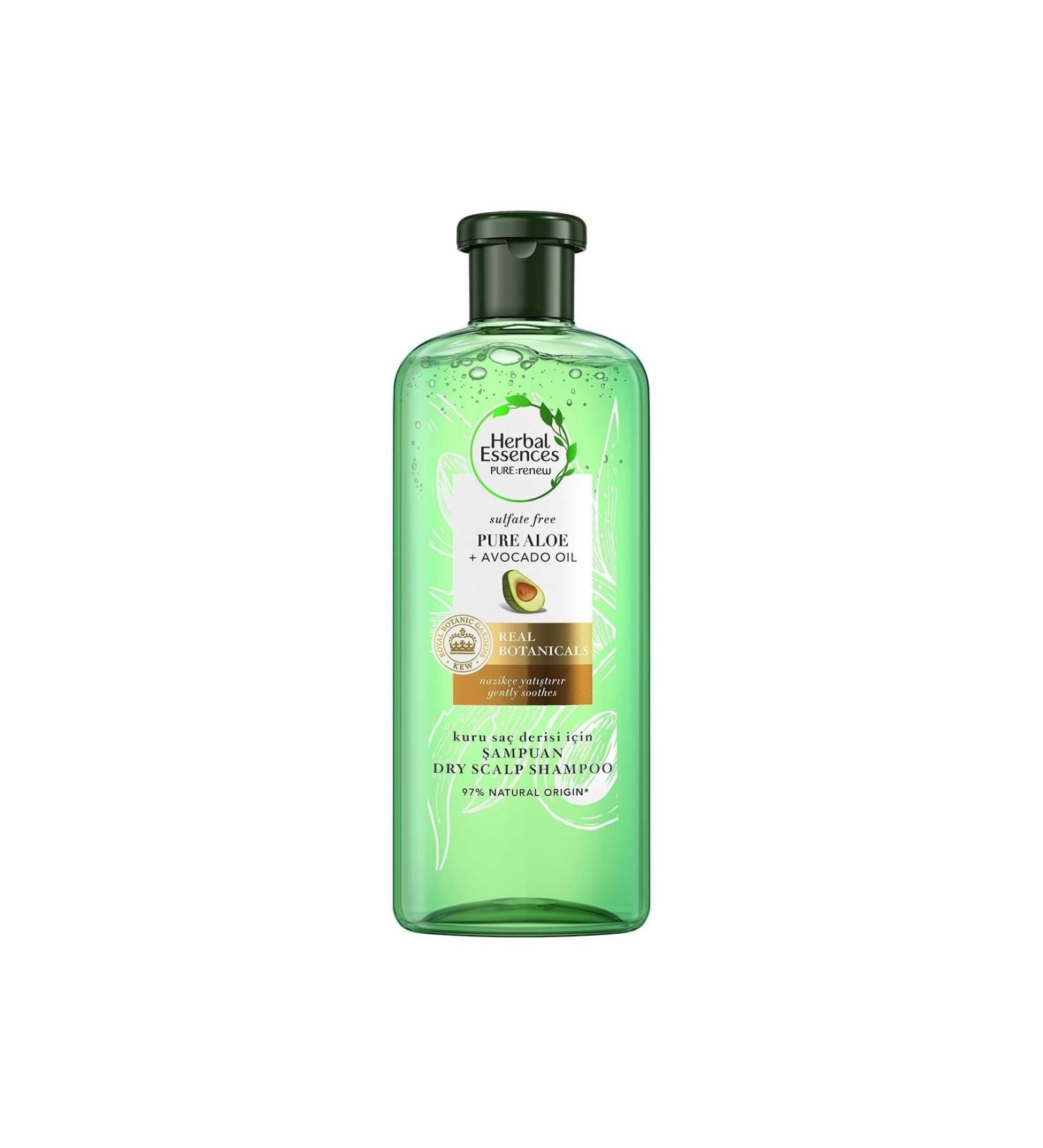 Herbal Essences Sulfate-Free Aloe & Avocado Shampoo 380ml x 4 Pcs