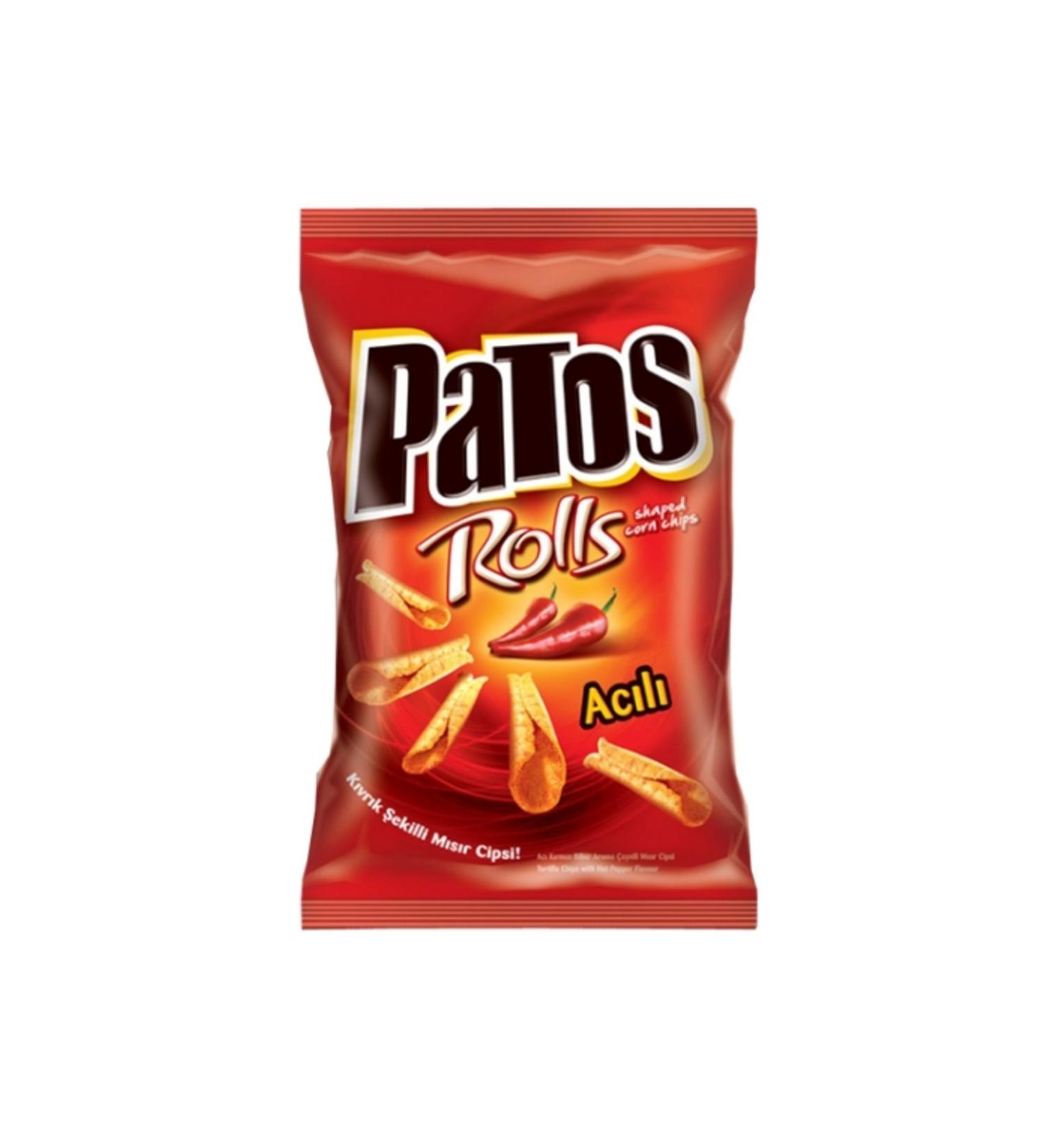 Patos Rolls Hot Party Size 167 Gr. (Chips) (2PCS)