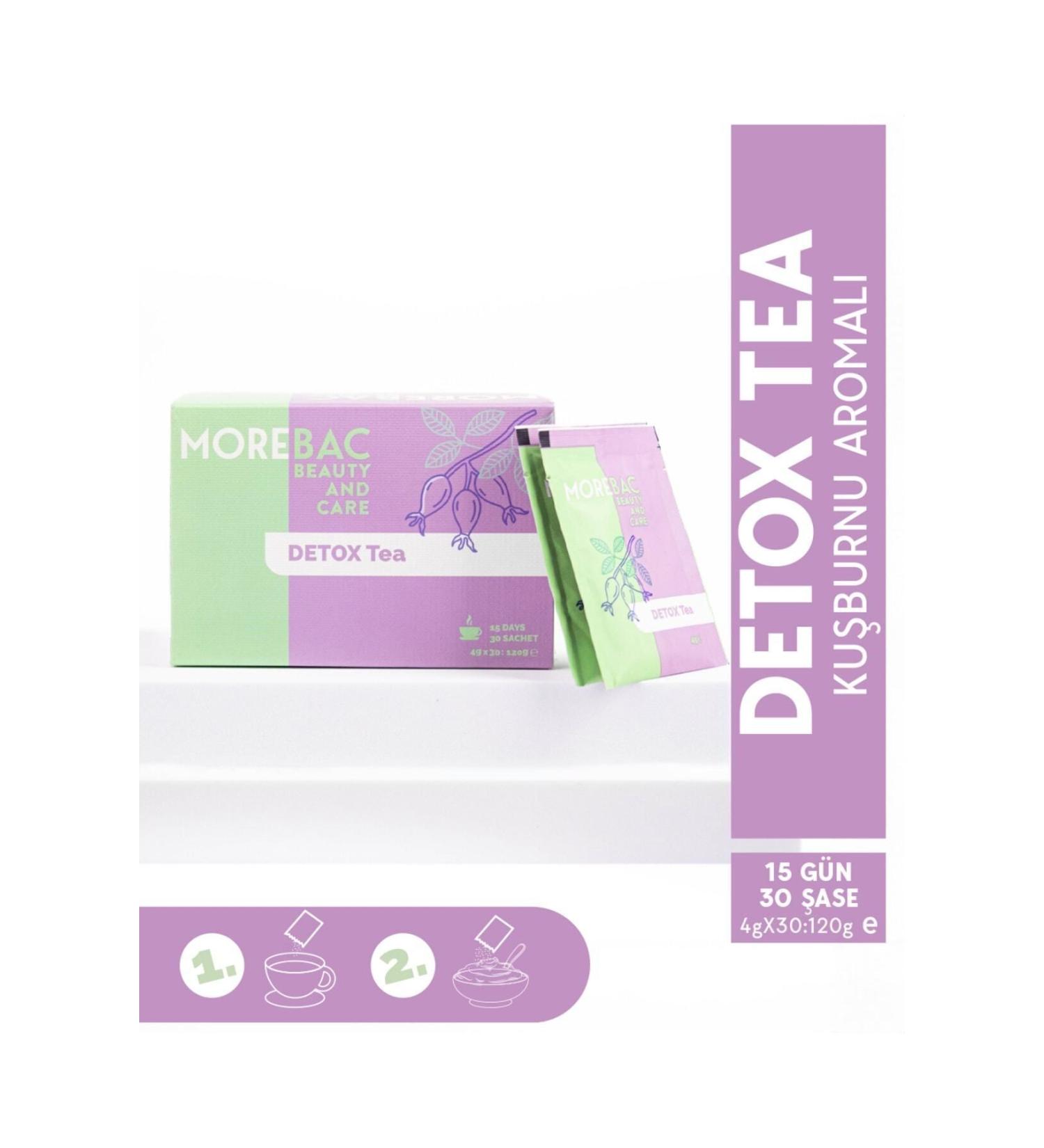 MOREBAC Detox Tea 30 Sachets Detox Tea - Buy Online on GoSupps.com