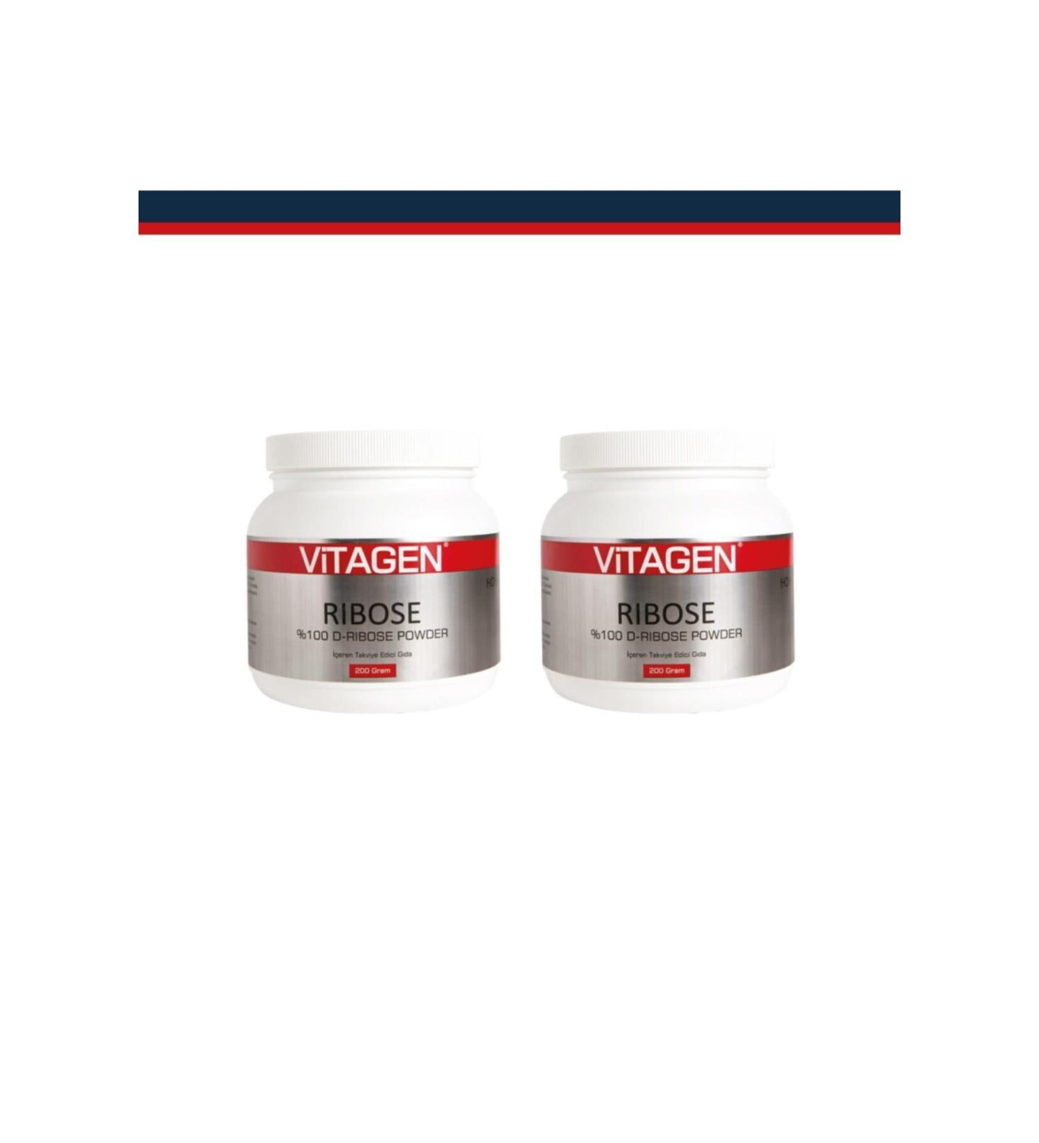 vitagen Vitagen D-ribose 200 Gram 2x