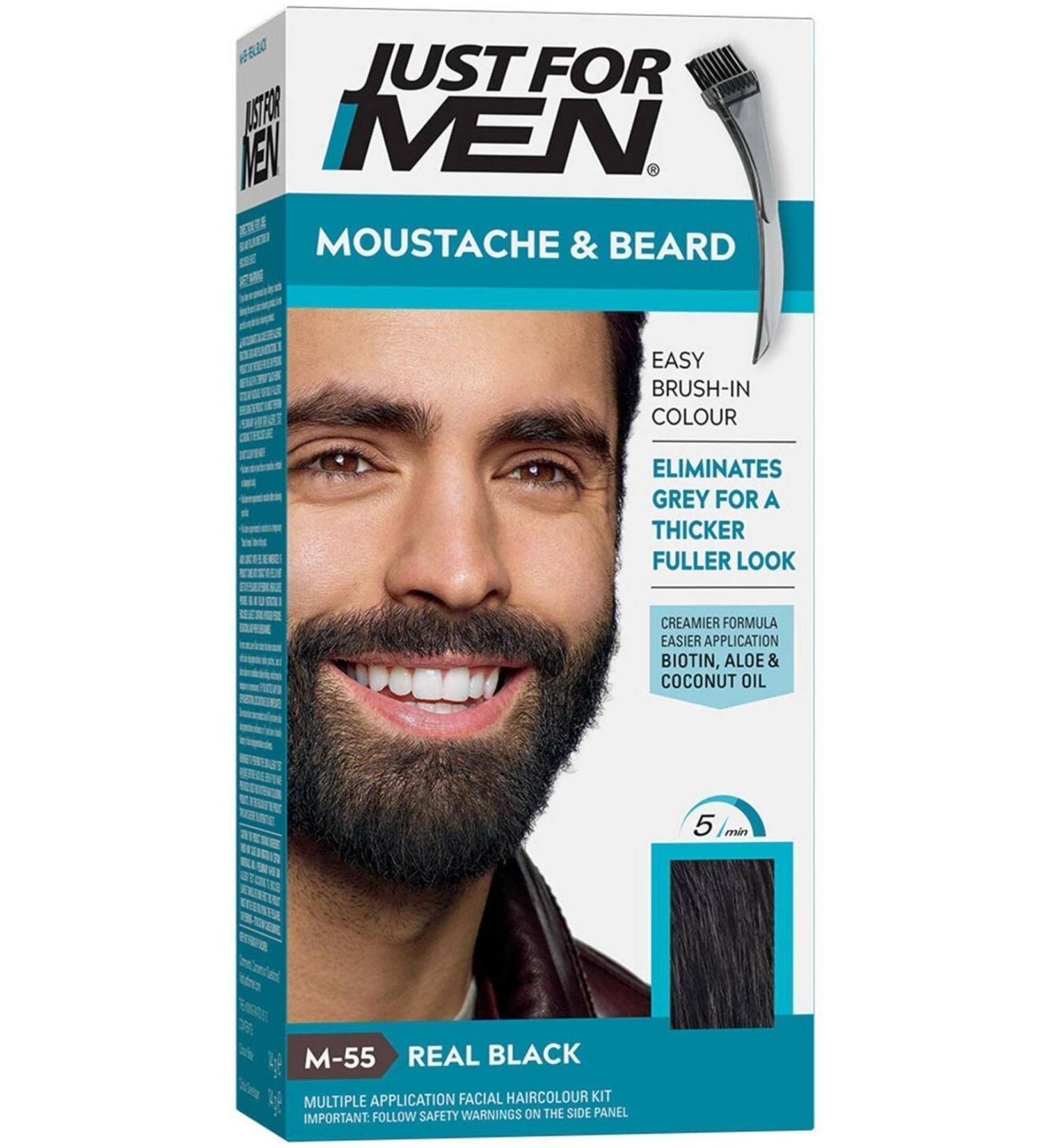 Just For Men Beard & Moustache Dye Black M-55..JFM090524010