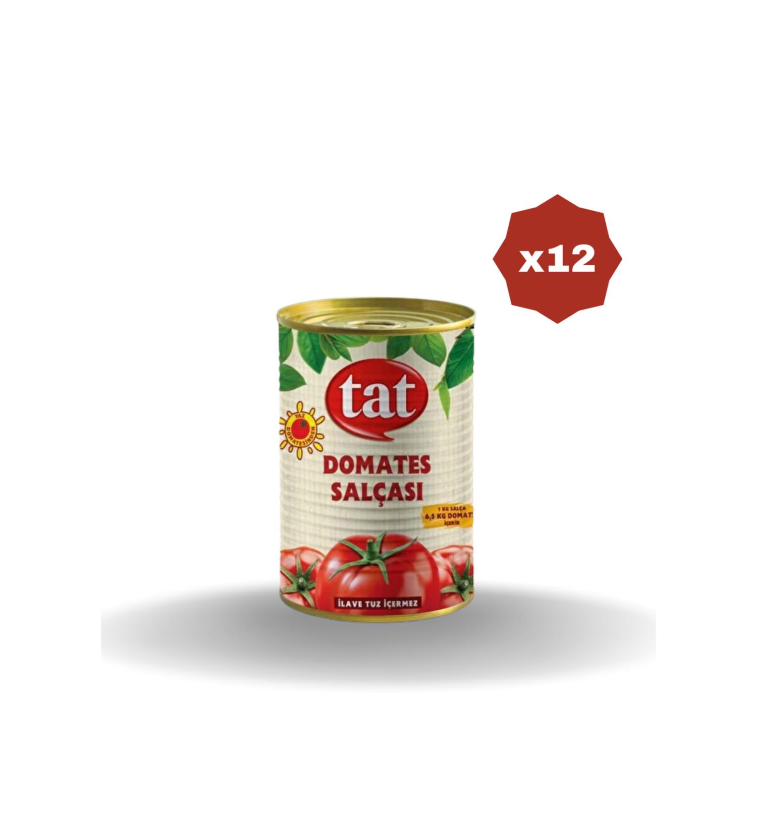 Tat TOMATO PASTE 430 GR - (12 PIECES)