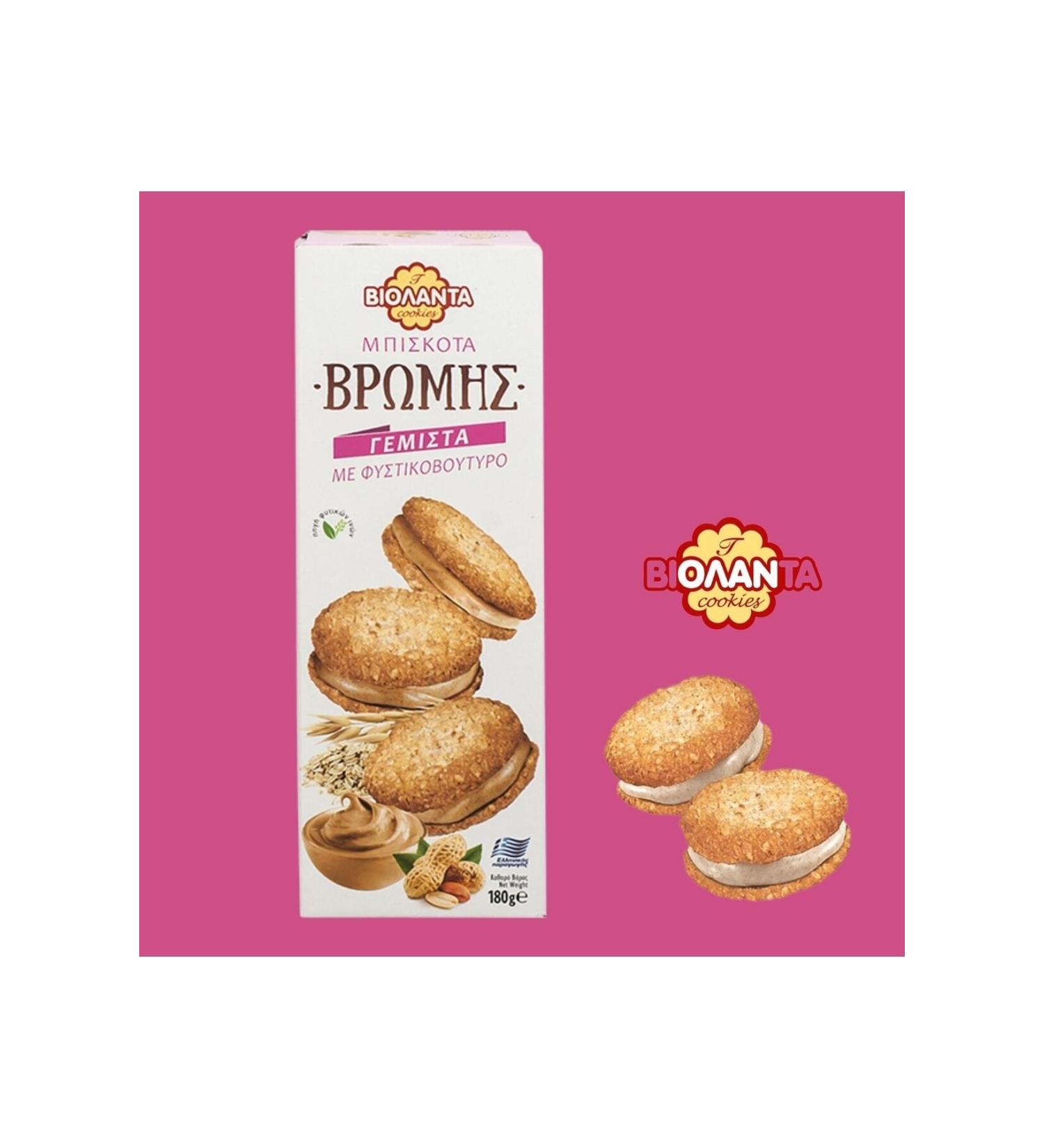 Violanta Oat Sandwich Cookies With Peanut Butter (180g)