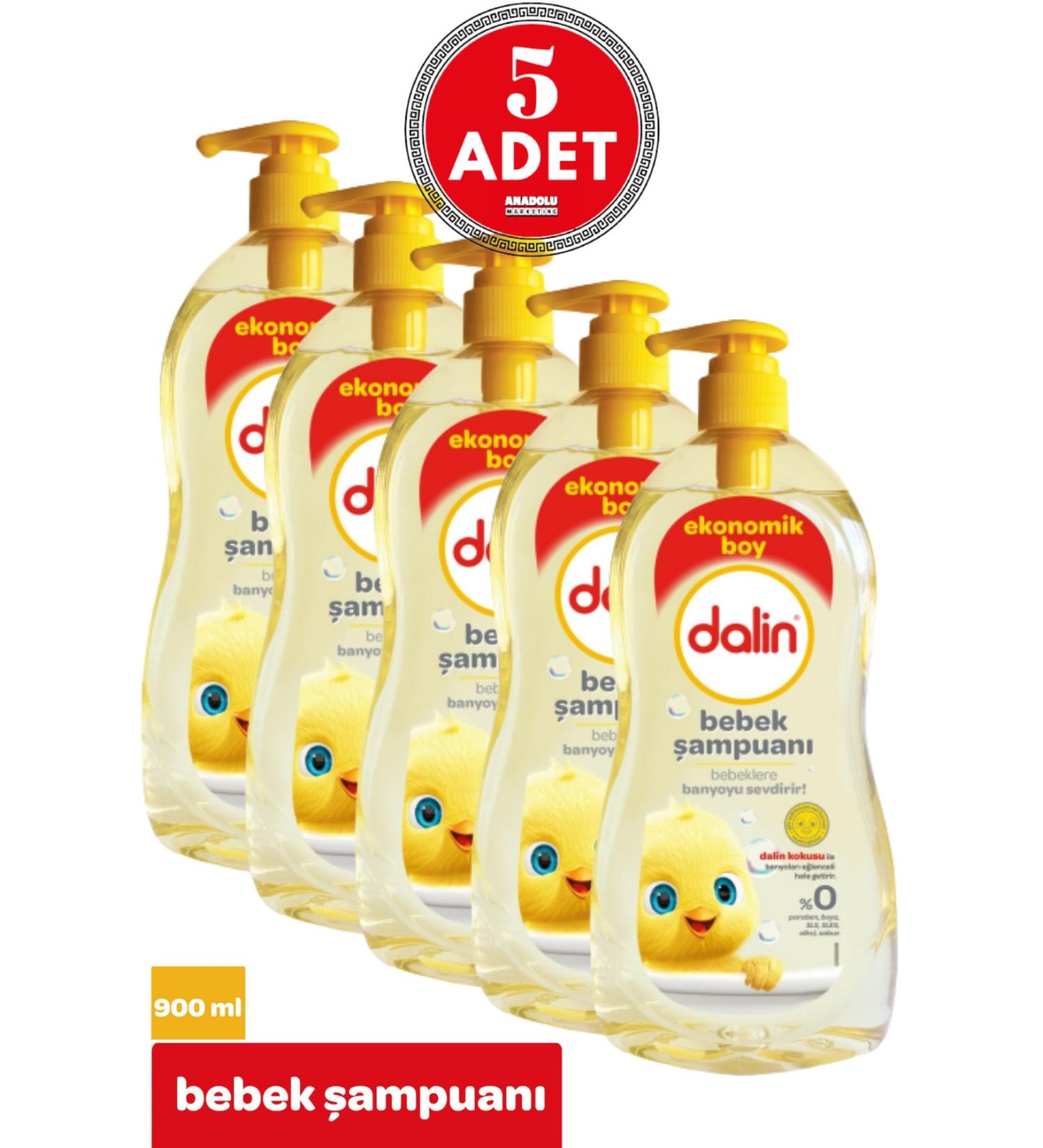 Dalin Shampoo 900 ml 5 Pieces
