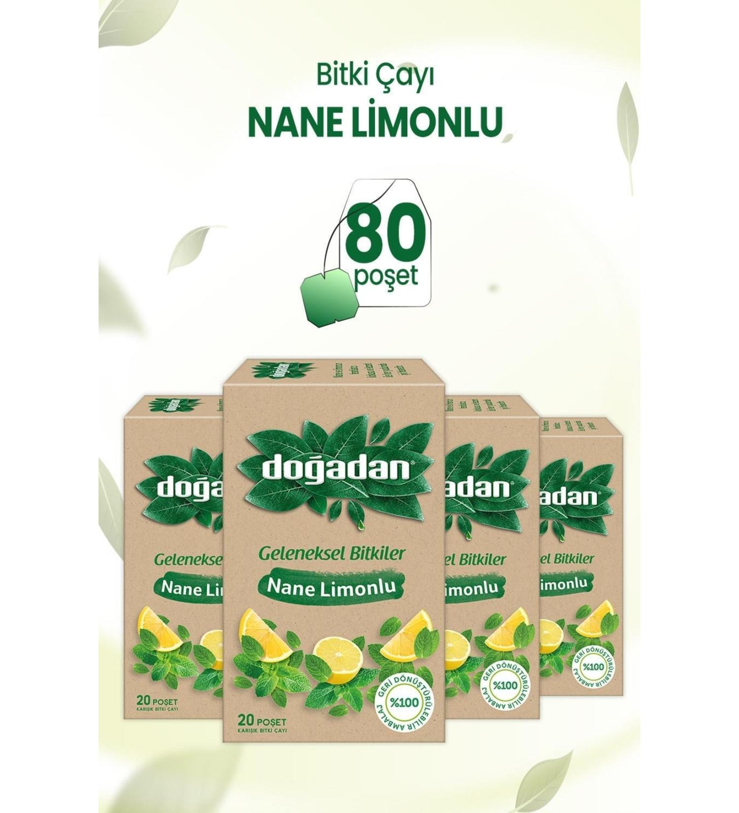 Do adan Mint Lemon Herbal Tea 20 x 4 pieces