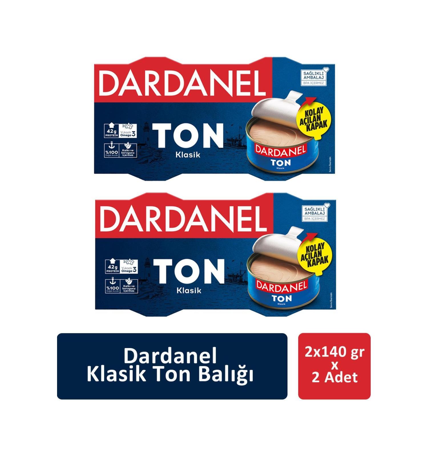 Dardanel Classic Tuna 2 x 140 gr x 2 Pieces