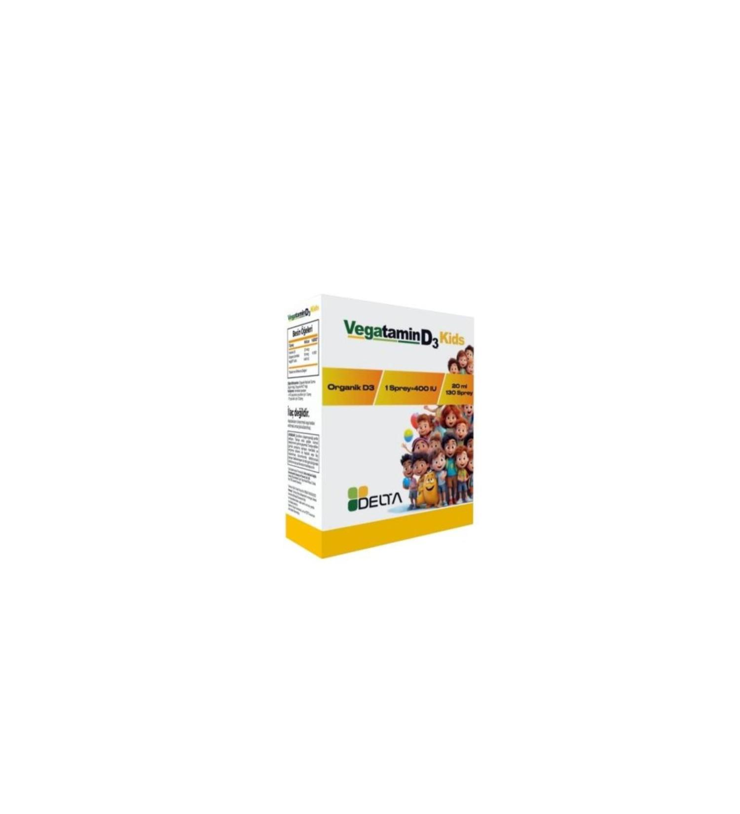 Delta Vegatamin D3 Kids 400 Iu 8683561175046